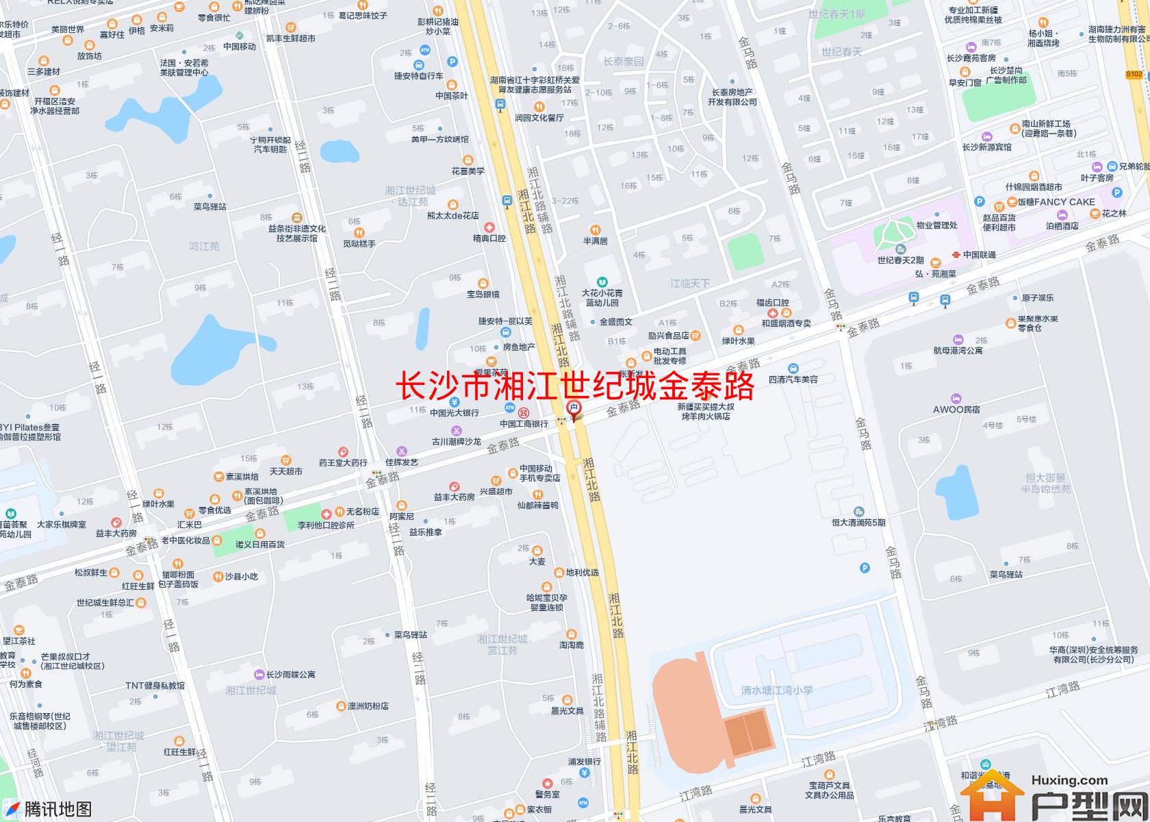 湘江世纪城金泰路小区 - 户型网