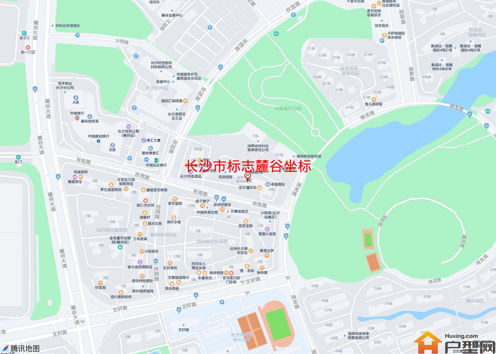 标志麓谷坐标小区 - 户型网