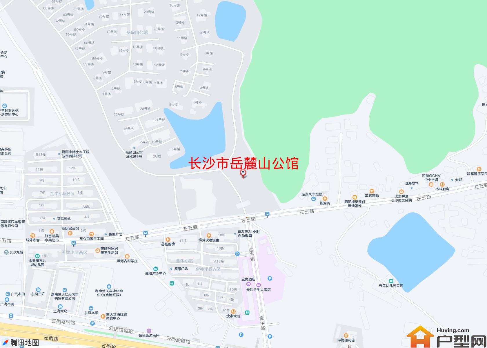 岳麓山公馆小区 - 户型网