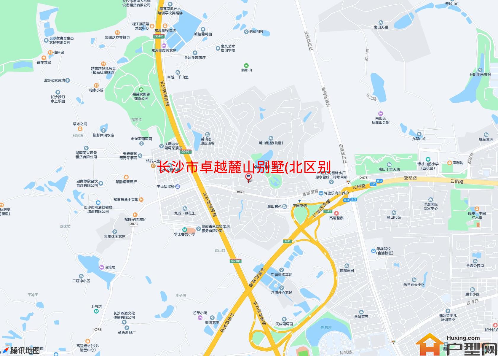 卓越麓山别墅(北区别墅)小区 - 户型网