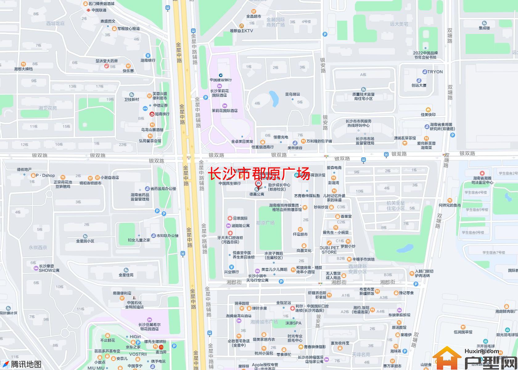 郡原广场小区 - 户型网