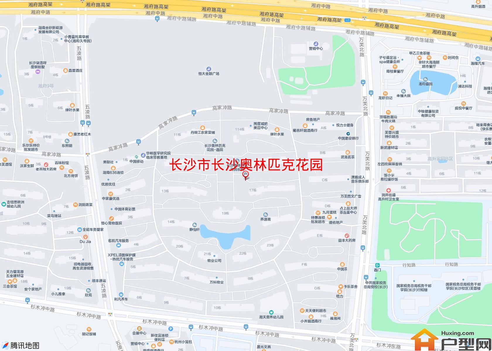 长沙奥林匹克花园小区 - 户型网