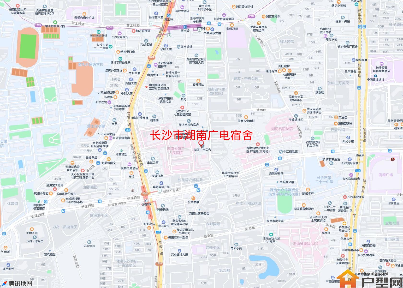 湖南广电宿舍小区 - 户型网