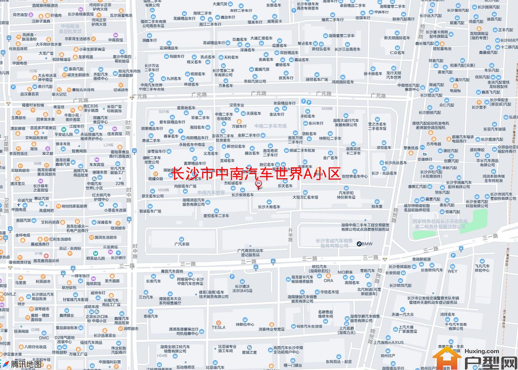 中南汽车世界A小区小区 - 户型网