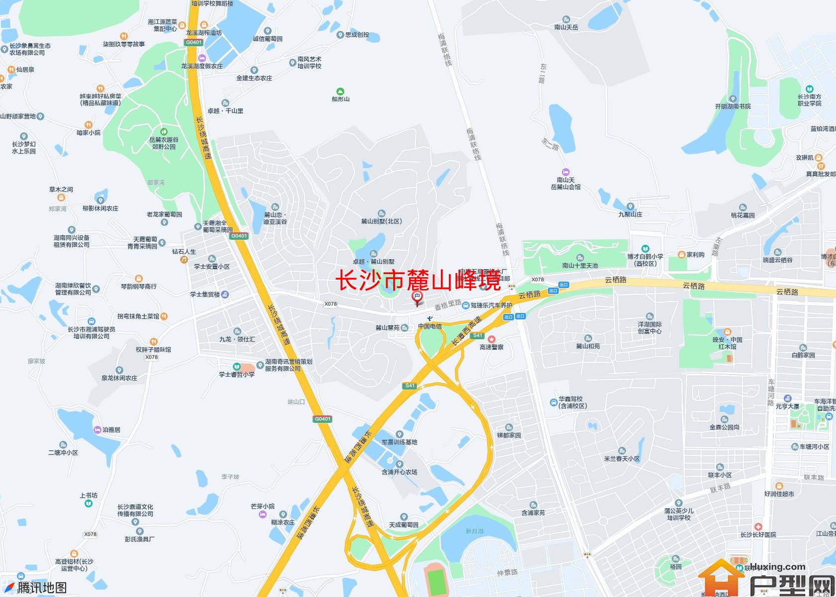 麓山峰境小区 - 户型网