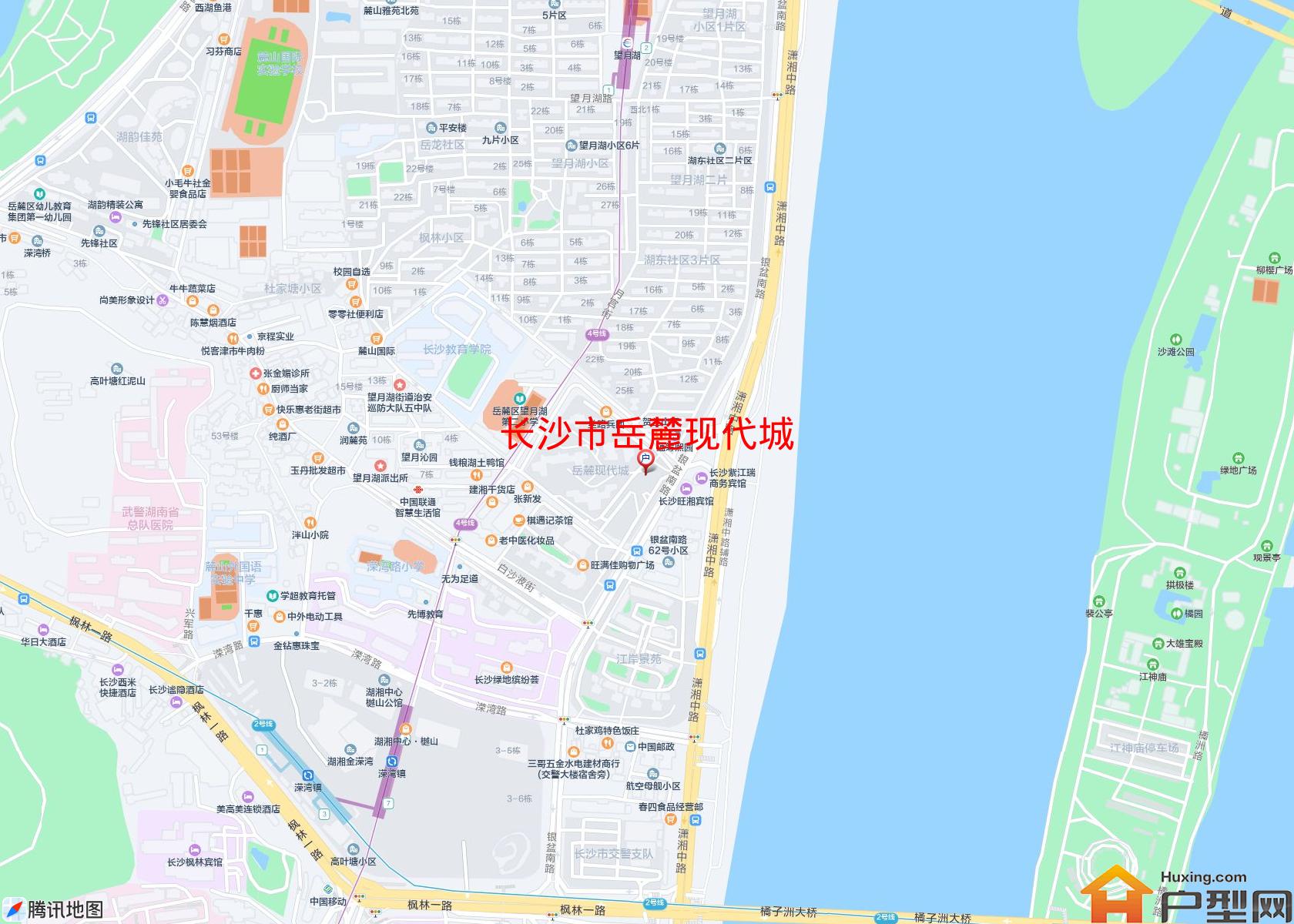 岳麓现代城小区 - 户型网