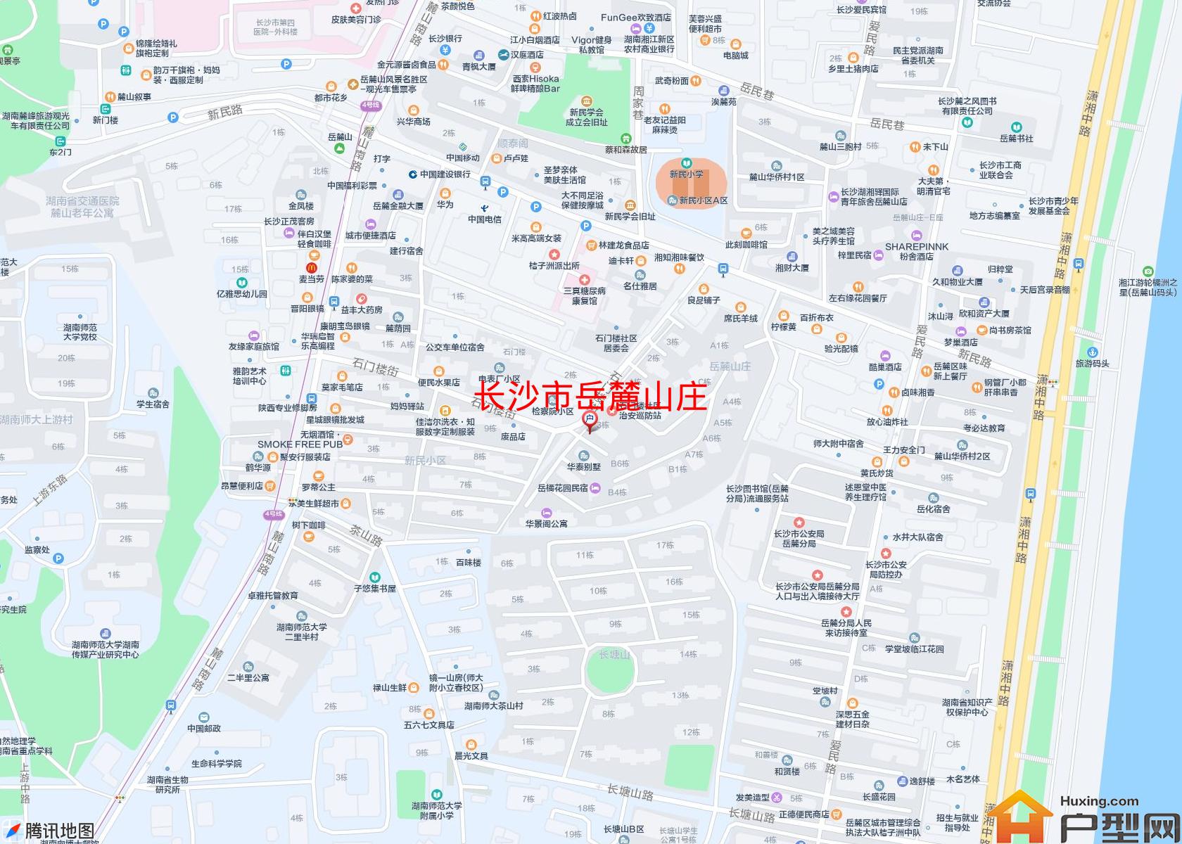 岳麓山庄小区 - 户型网 岳麓山庄小区 - 户型网