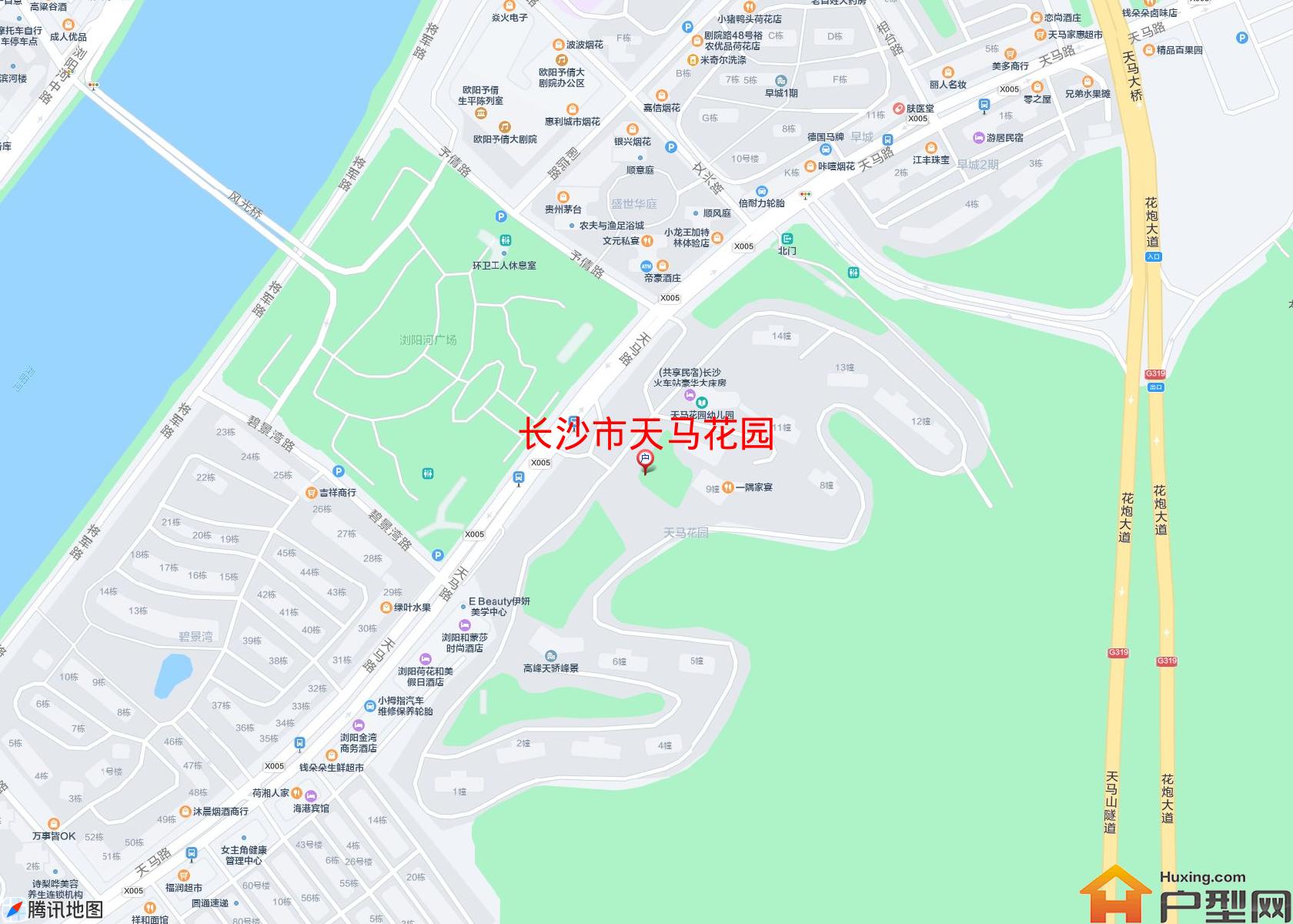 天马花园小区 - 户型网