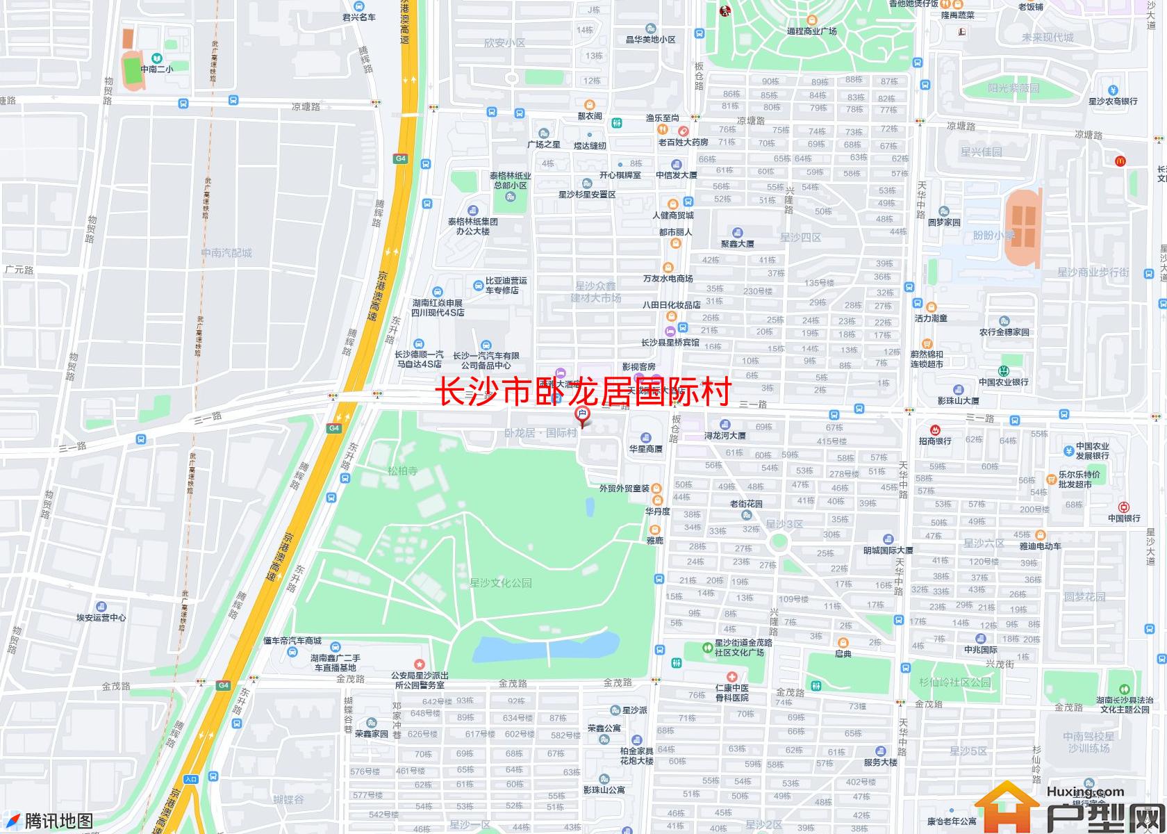 卧龙居国际村小区 - 户型网