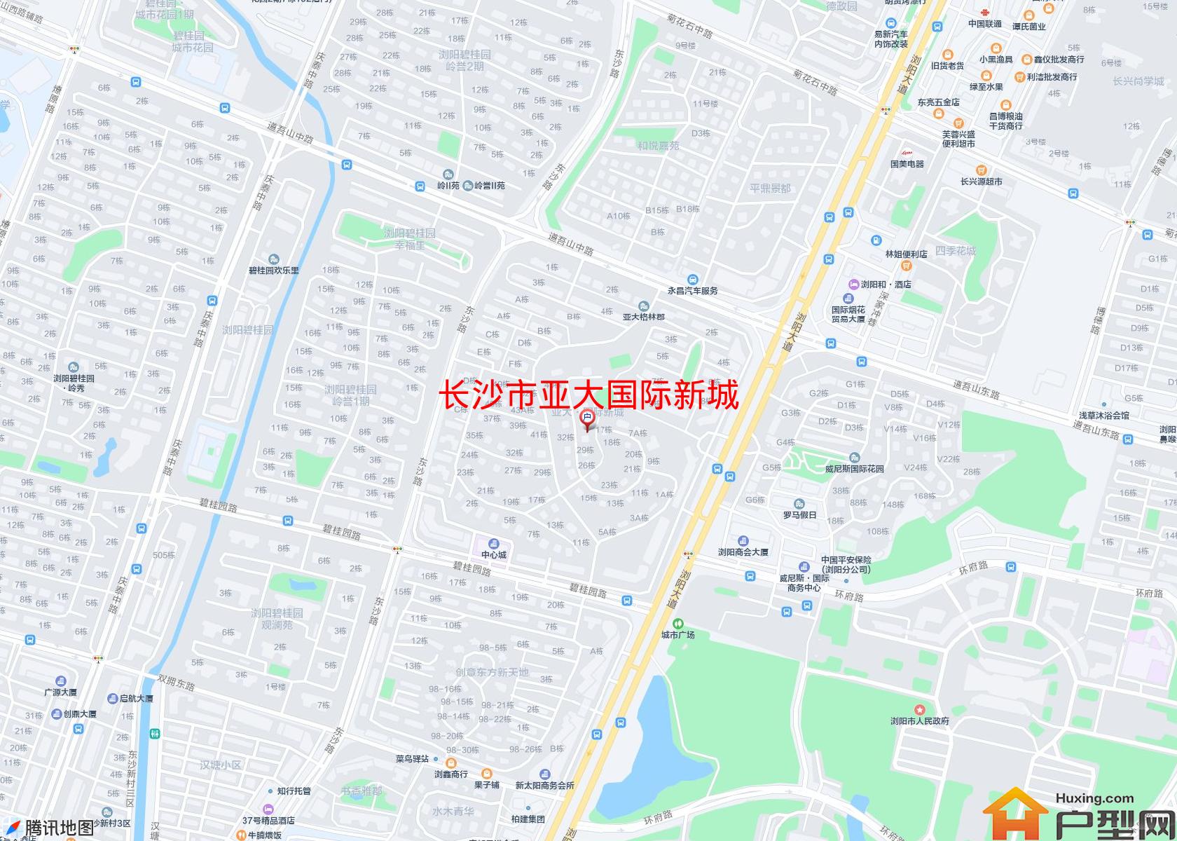 亚大国际新城小区 - 户型网