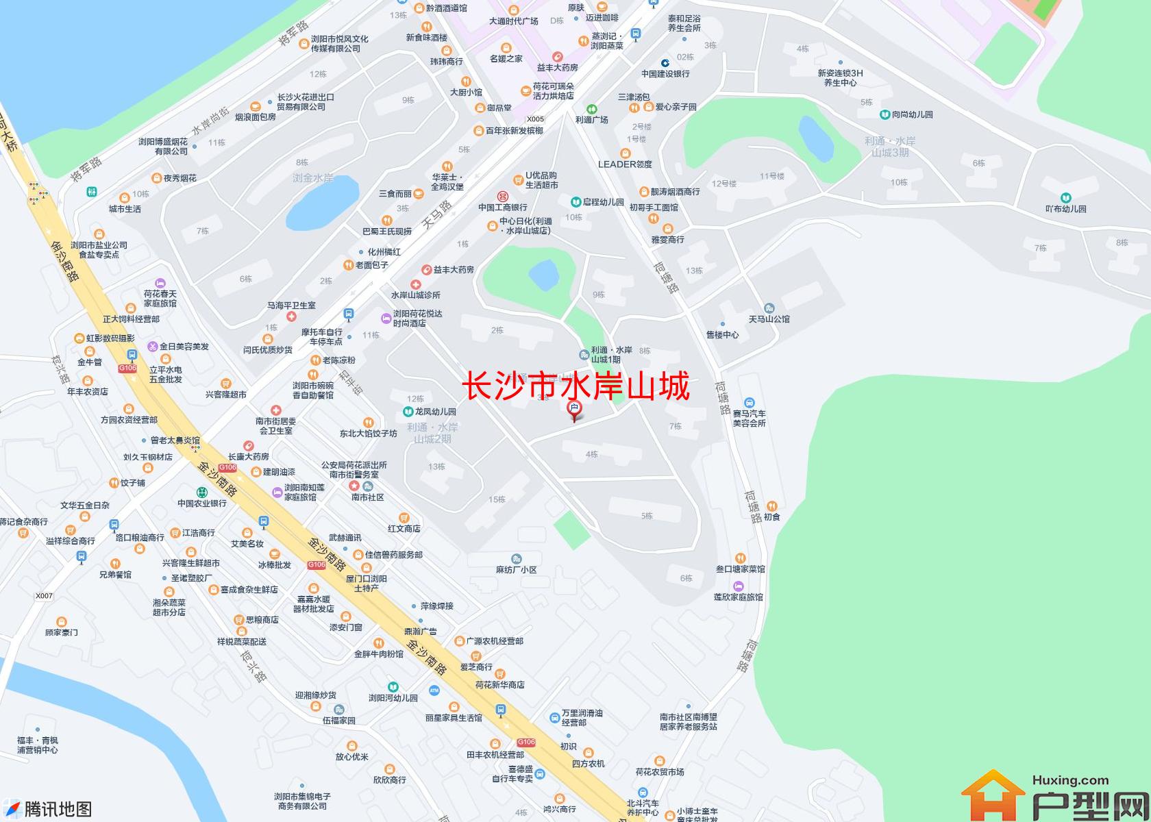 水岸山城小区 - 户型网