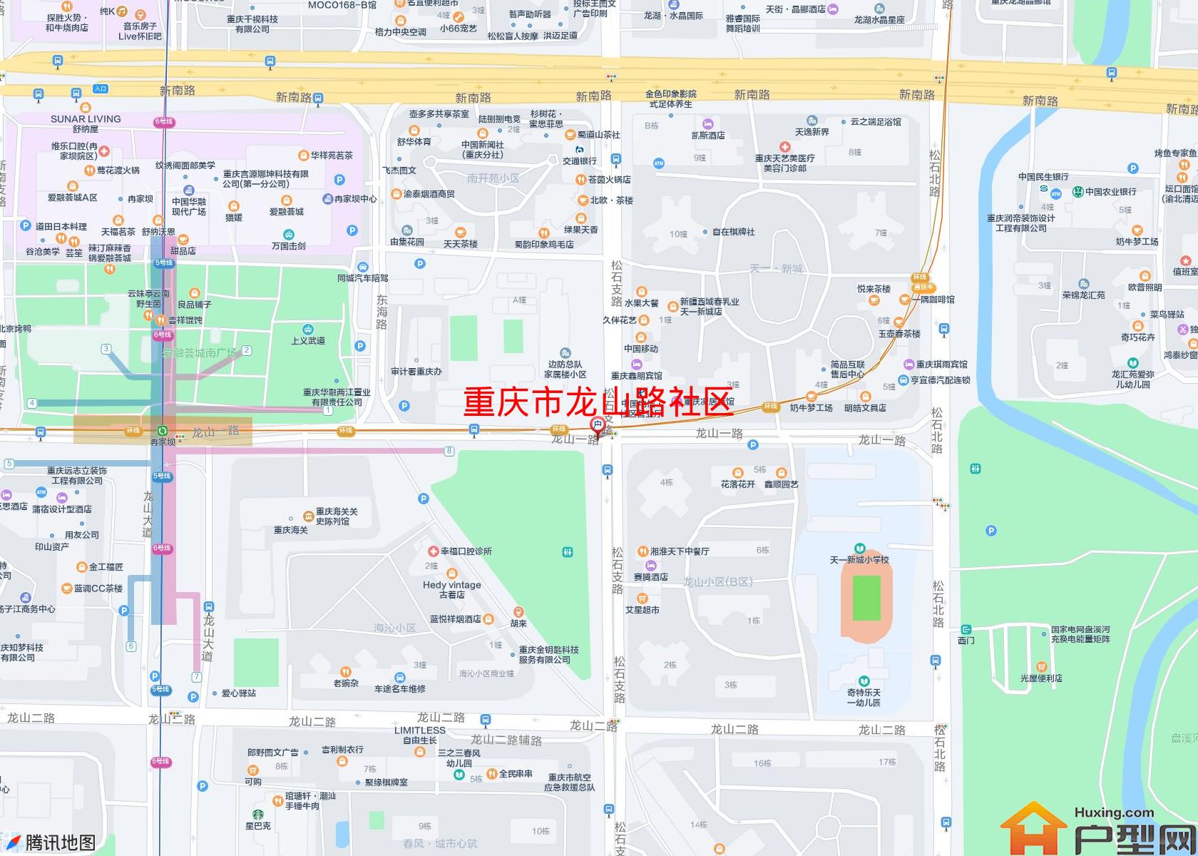 龙山路社区小区 - 户型网
