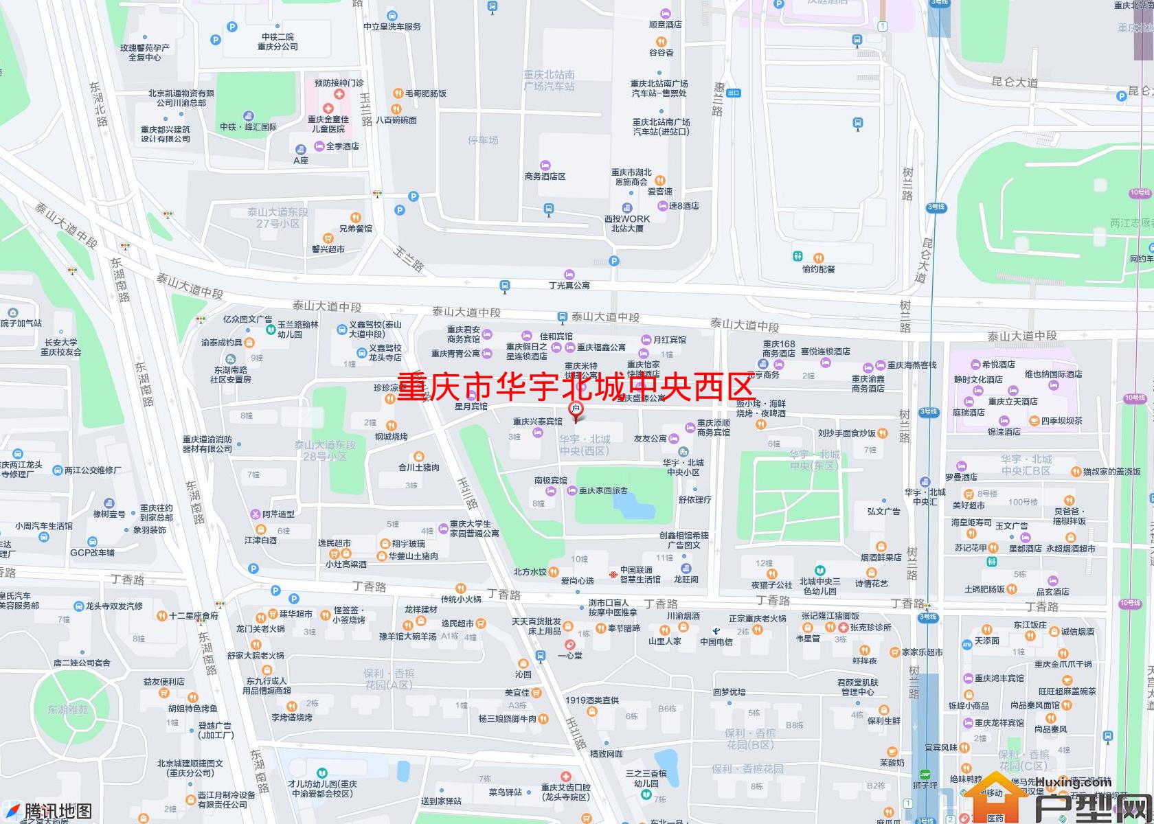 华宇北城中央西区小区 - 户型网
