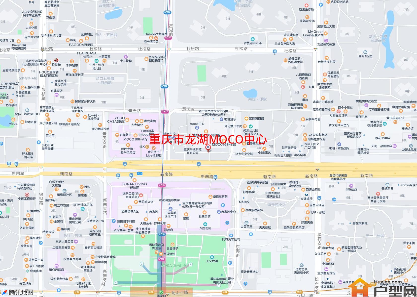 龙湖MOCO中心小区 - 户型网
