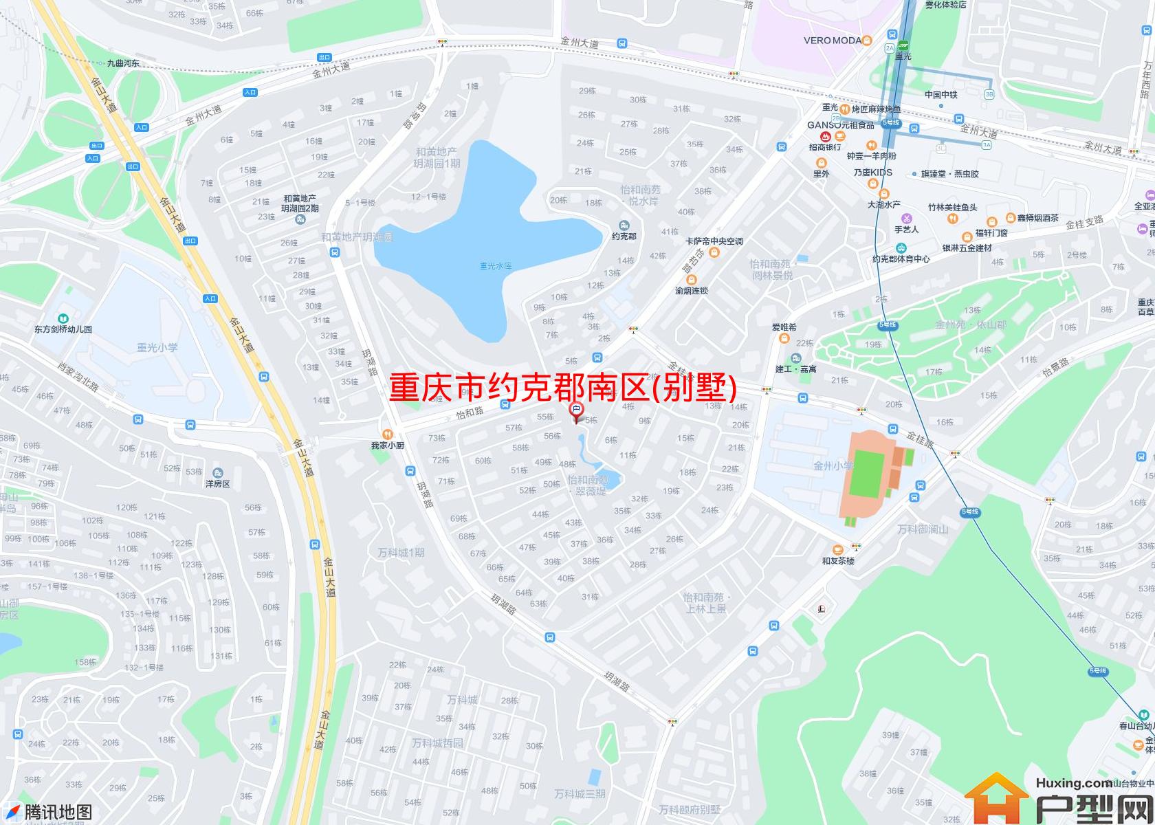 约克郡南区(别墅)小区 - 户型网