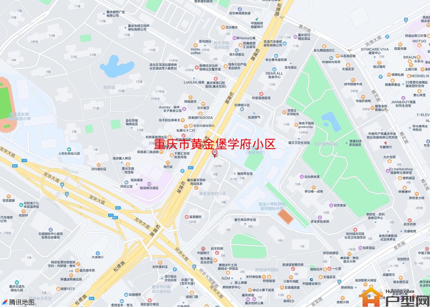 黄金堡学府小区小区 - 户型网