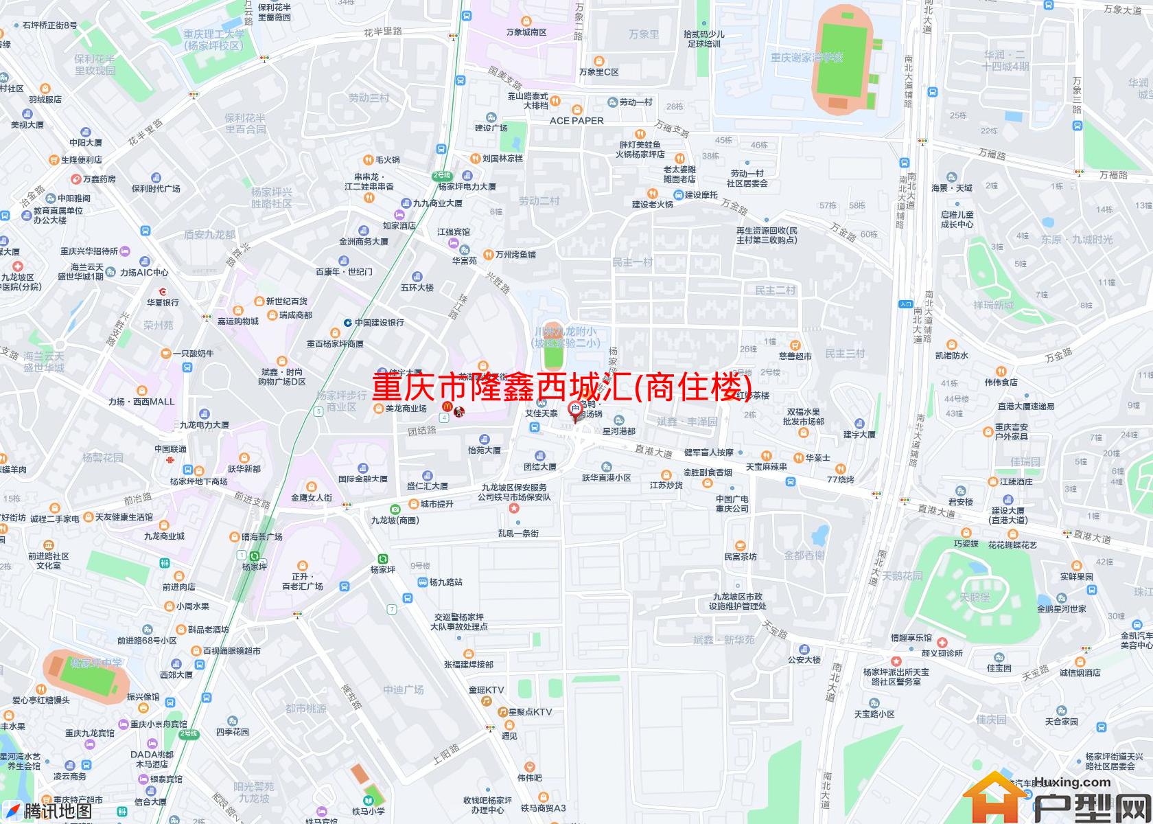 隆鑫西城汇(商住楼)小区 - 户型网