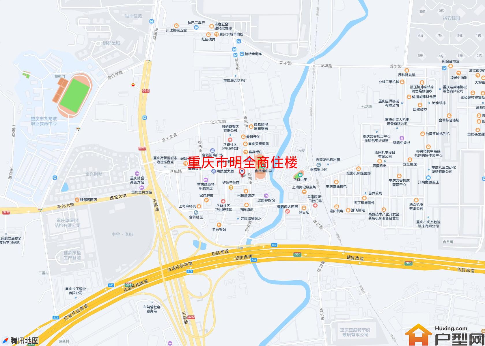 明全商住楼小区 - 户型网