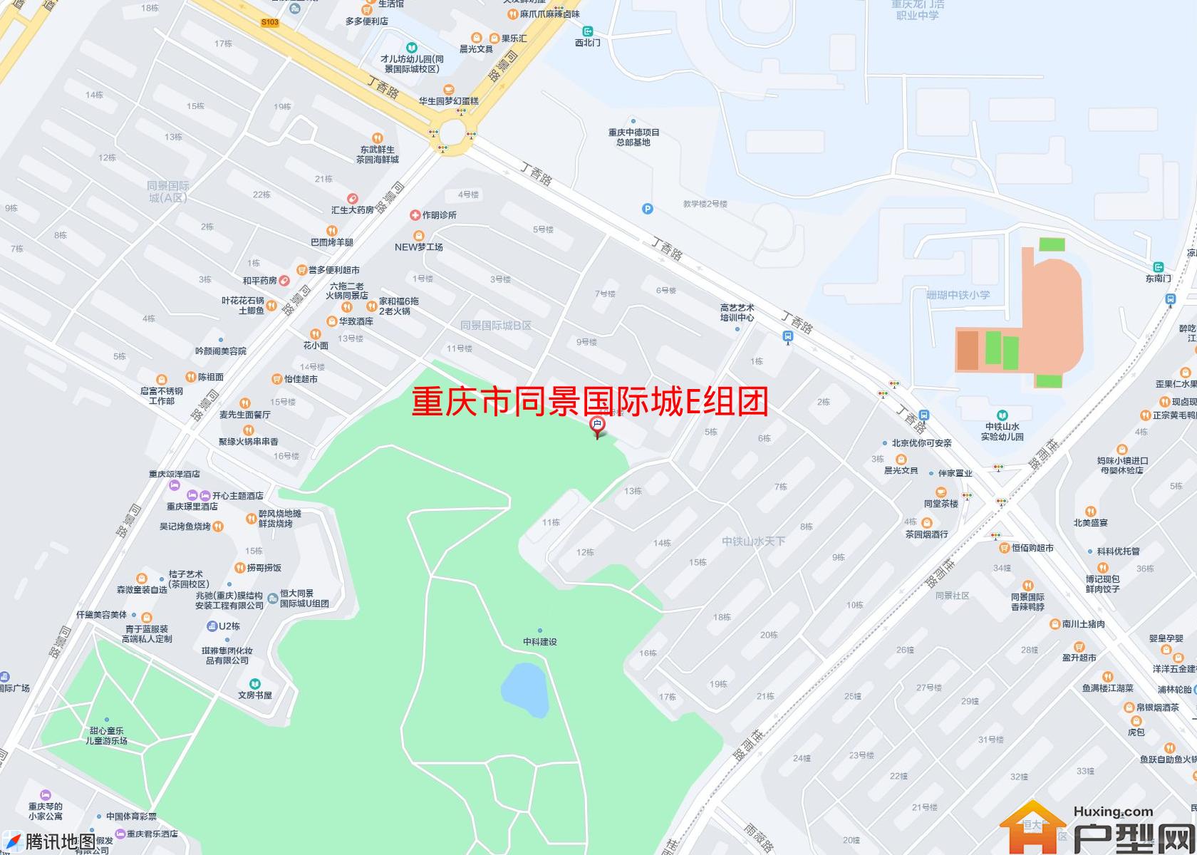 同景国际城E组团小区 - 户型网