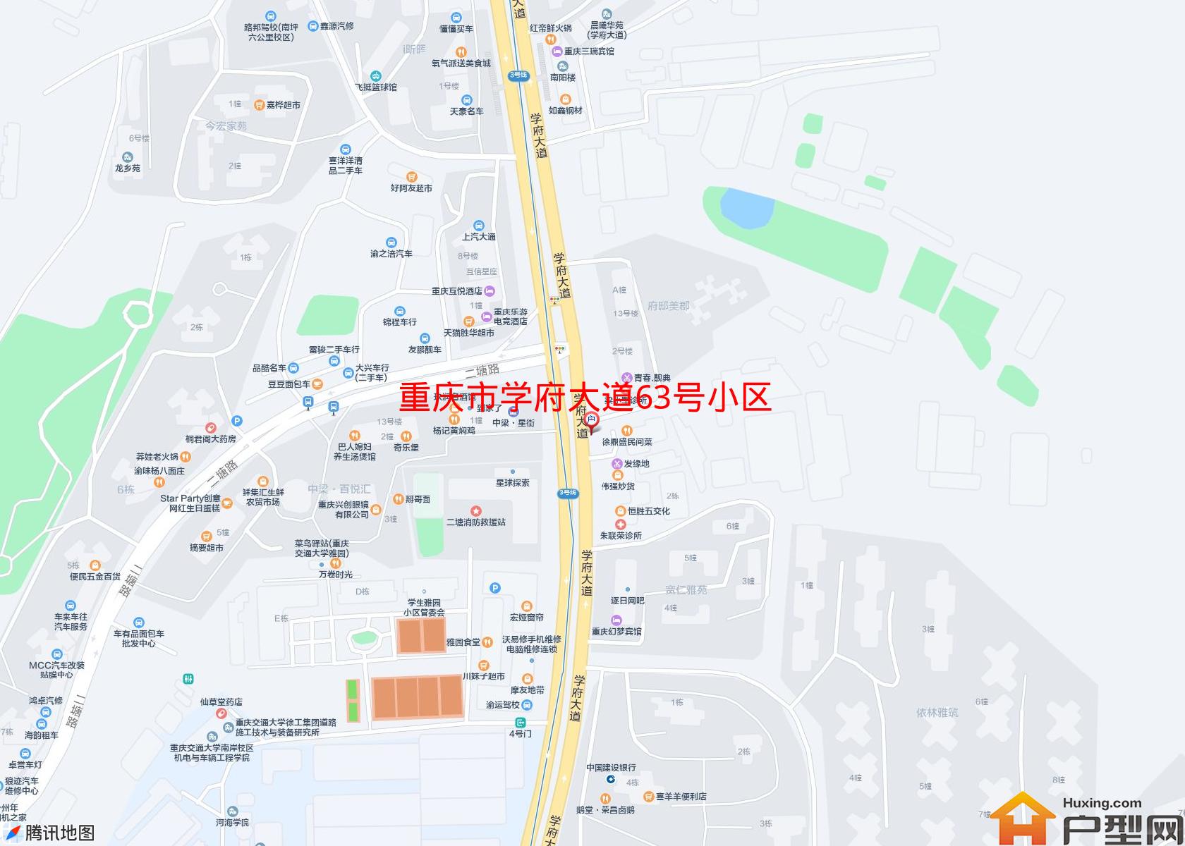 学府大道63号小区小区 - 户型网
