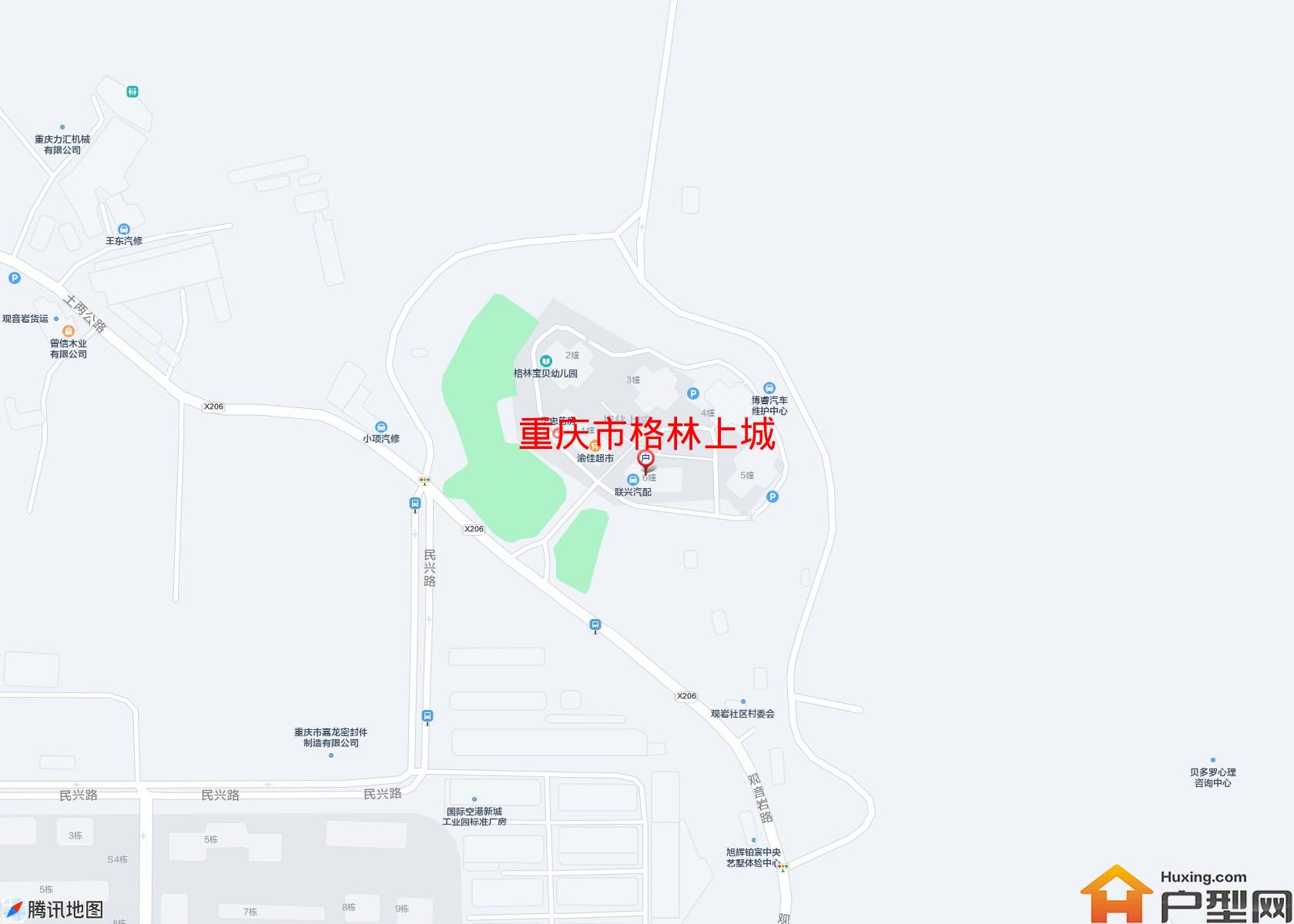 格林上城小区 - 户型网