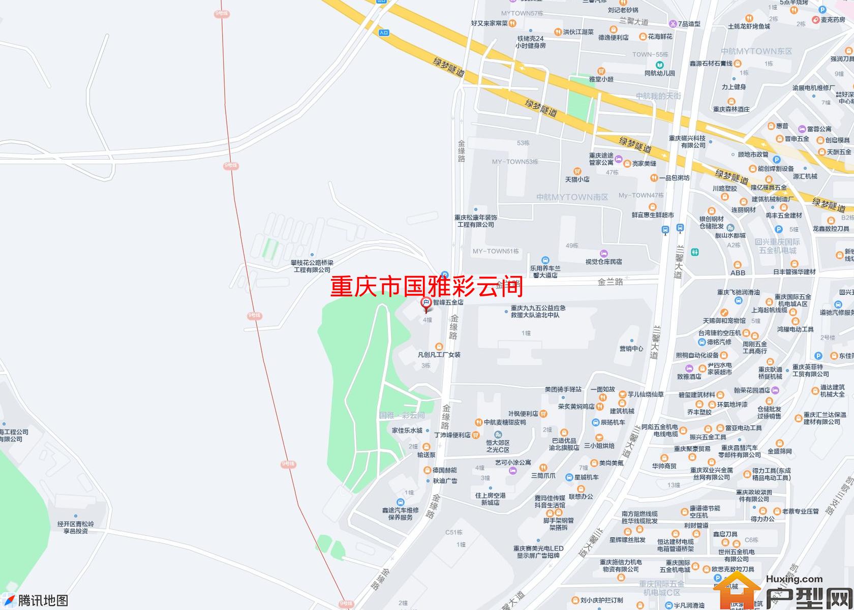 国雅彩云间小区 - 户型网