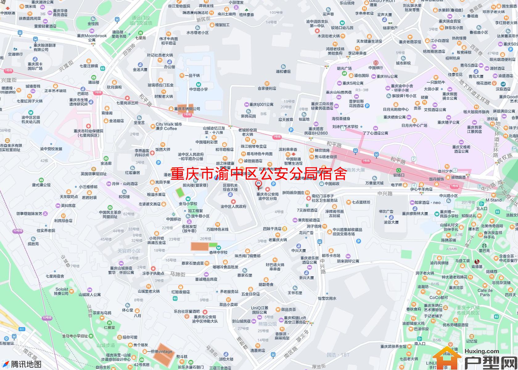 渝中区公安分局宿舍小区 - 户型网