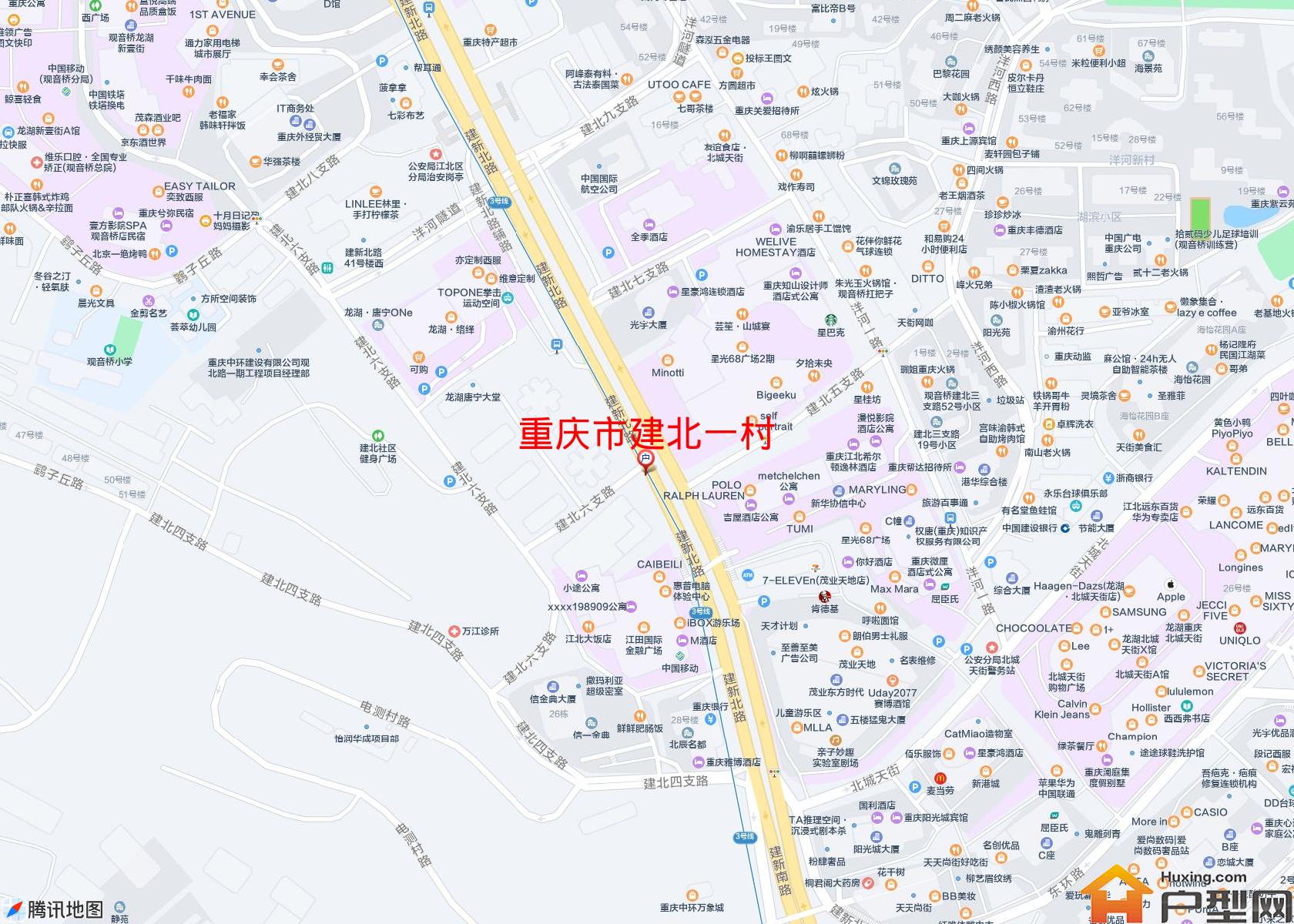 建北一村小区 - 户型网