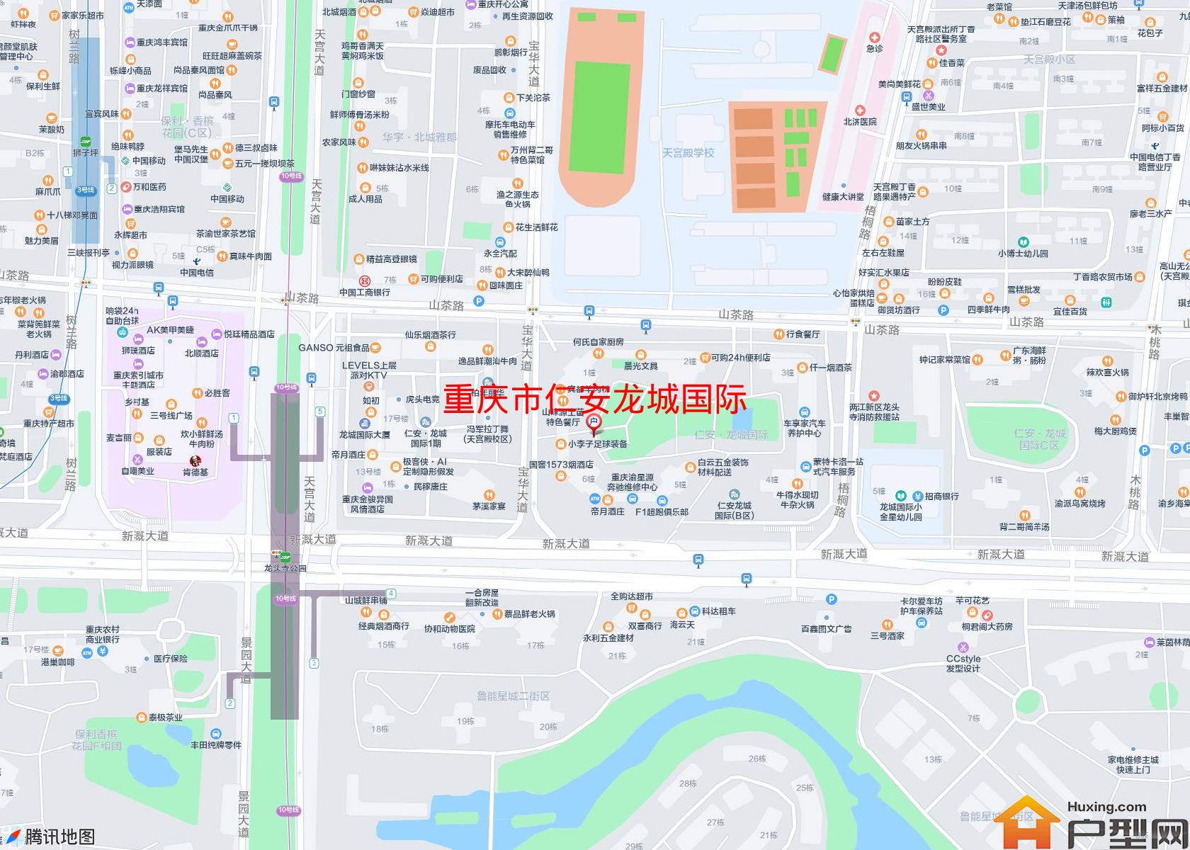 仁安龙城国际小区 - 户型网