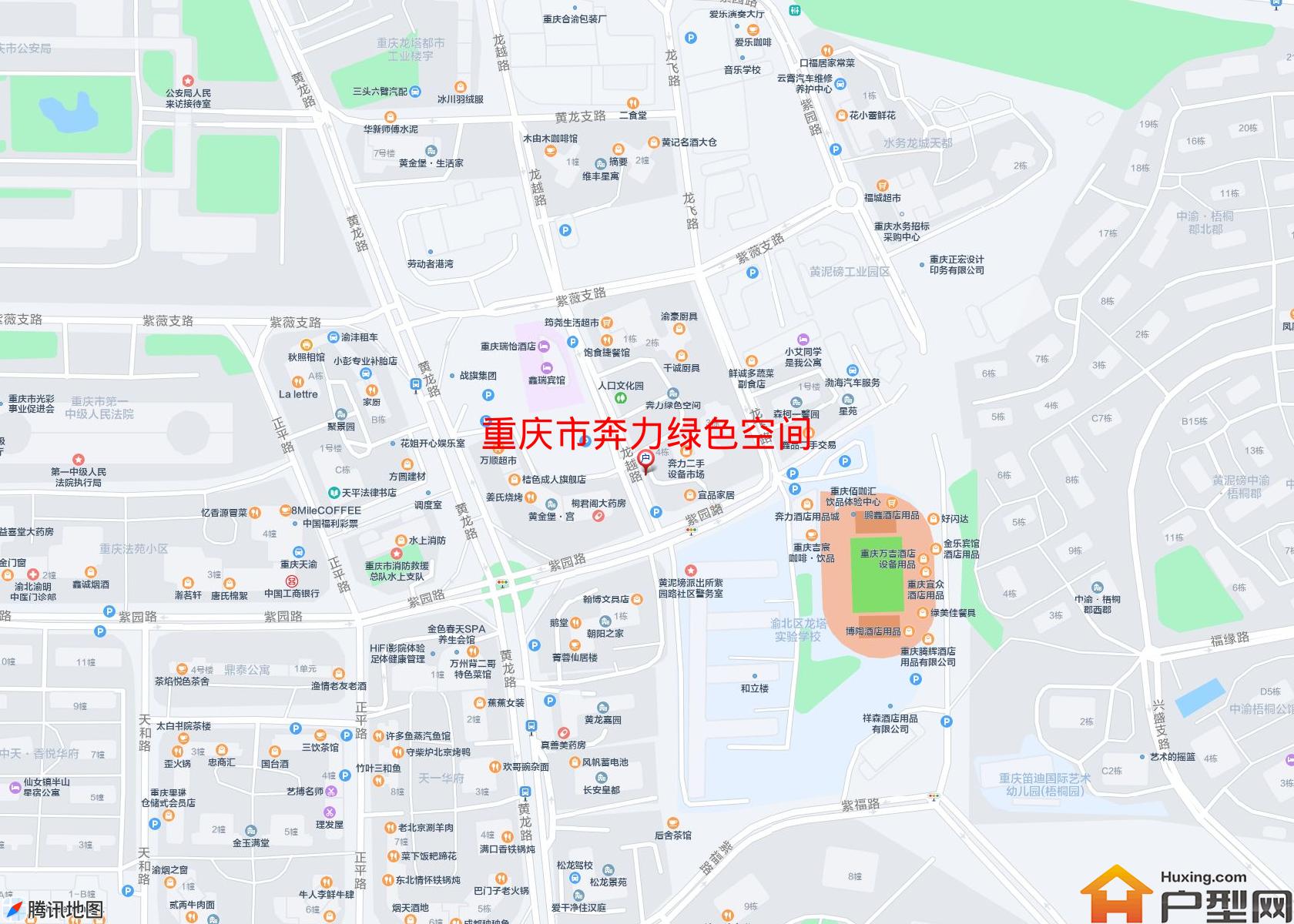 奔力绿色空间小区 - 户型网