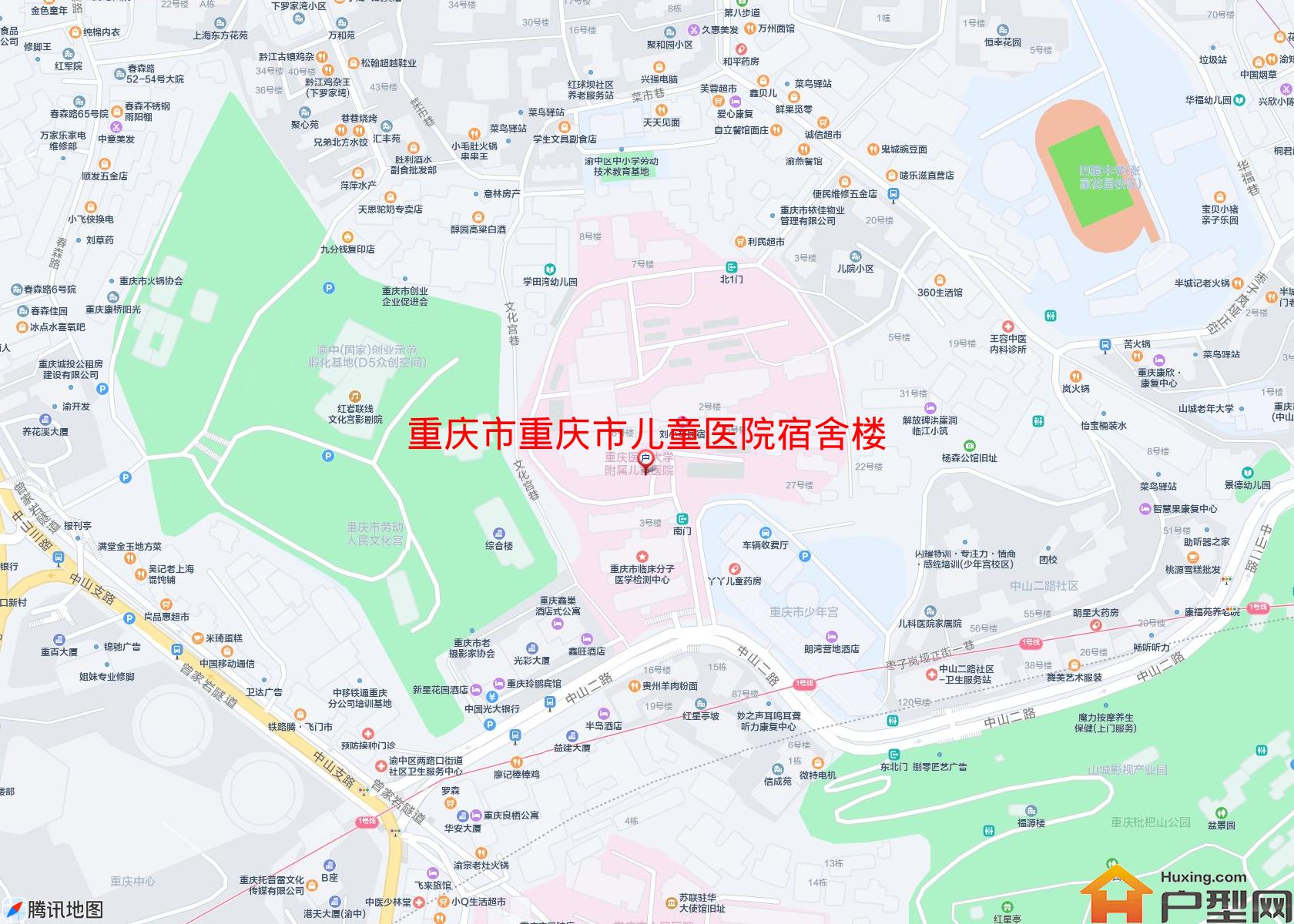 重庆市儿童医院宿舍楼小区 - 户型网