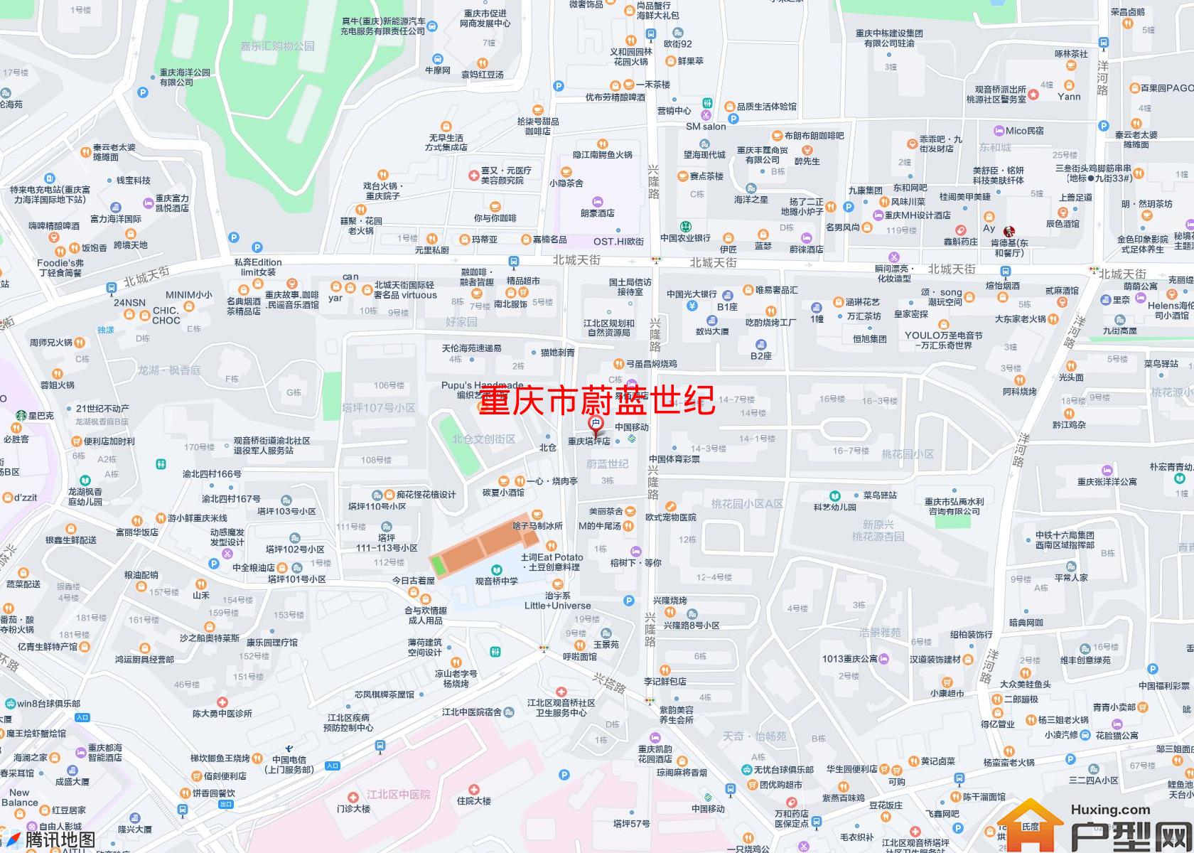 蔚蓝世纪小区 - 户型网