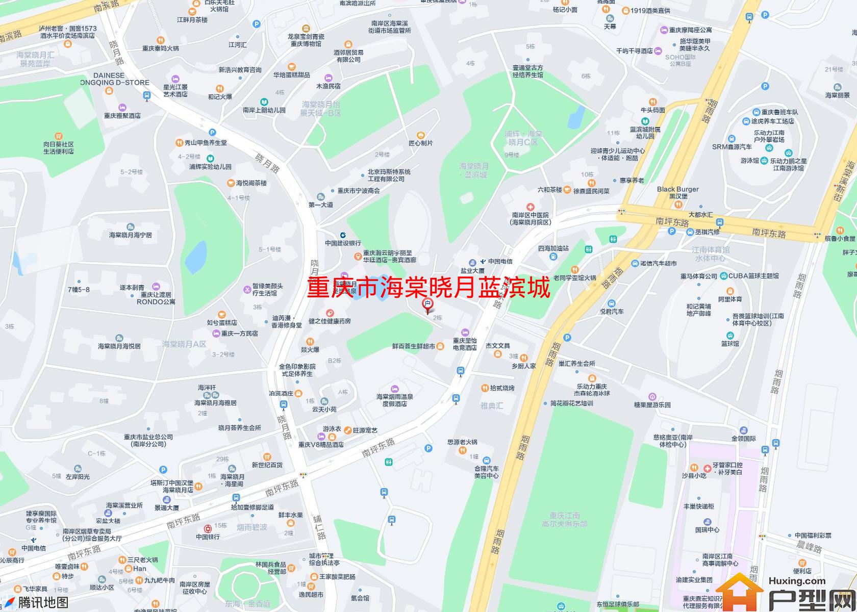 海棠晓月蓝滨城小区 - 户型网