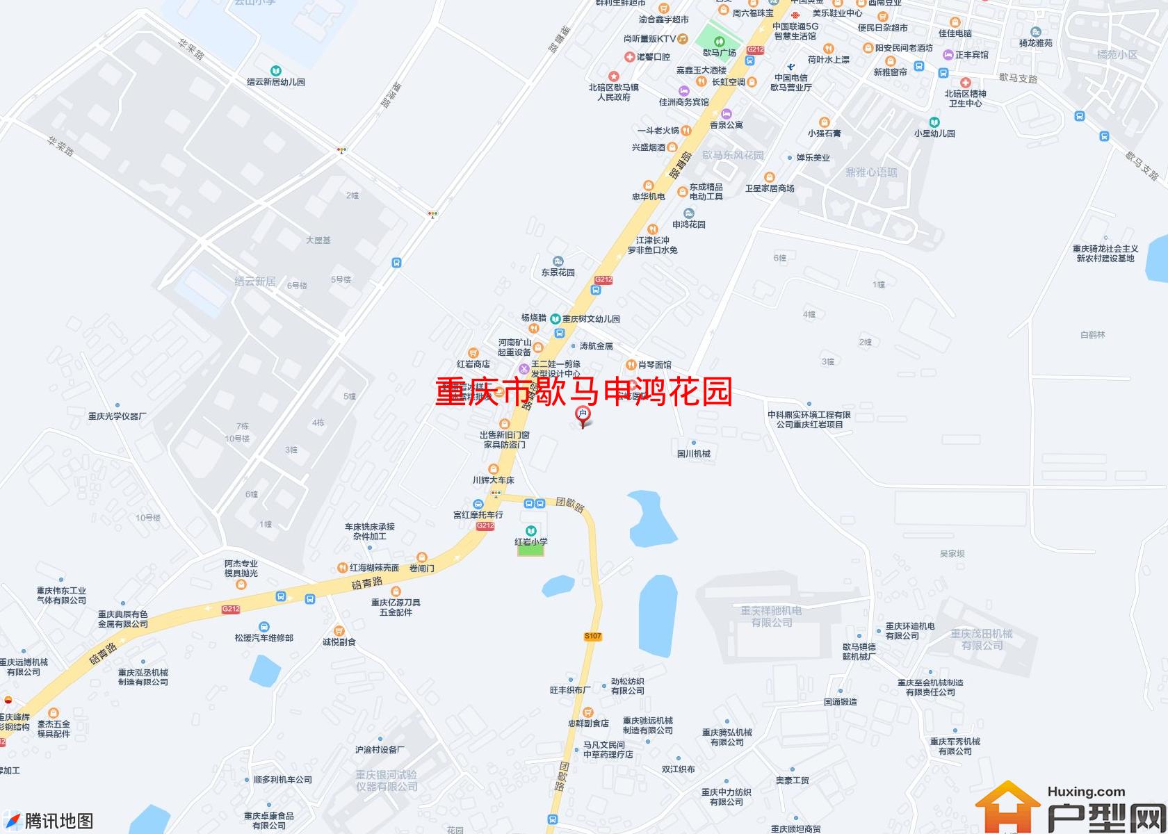 歇马申鸿花园小区 - 户型网