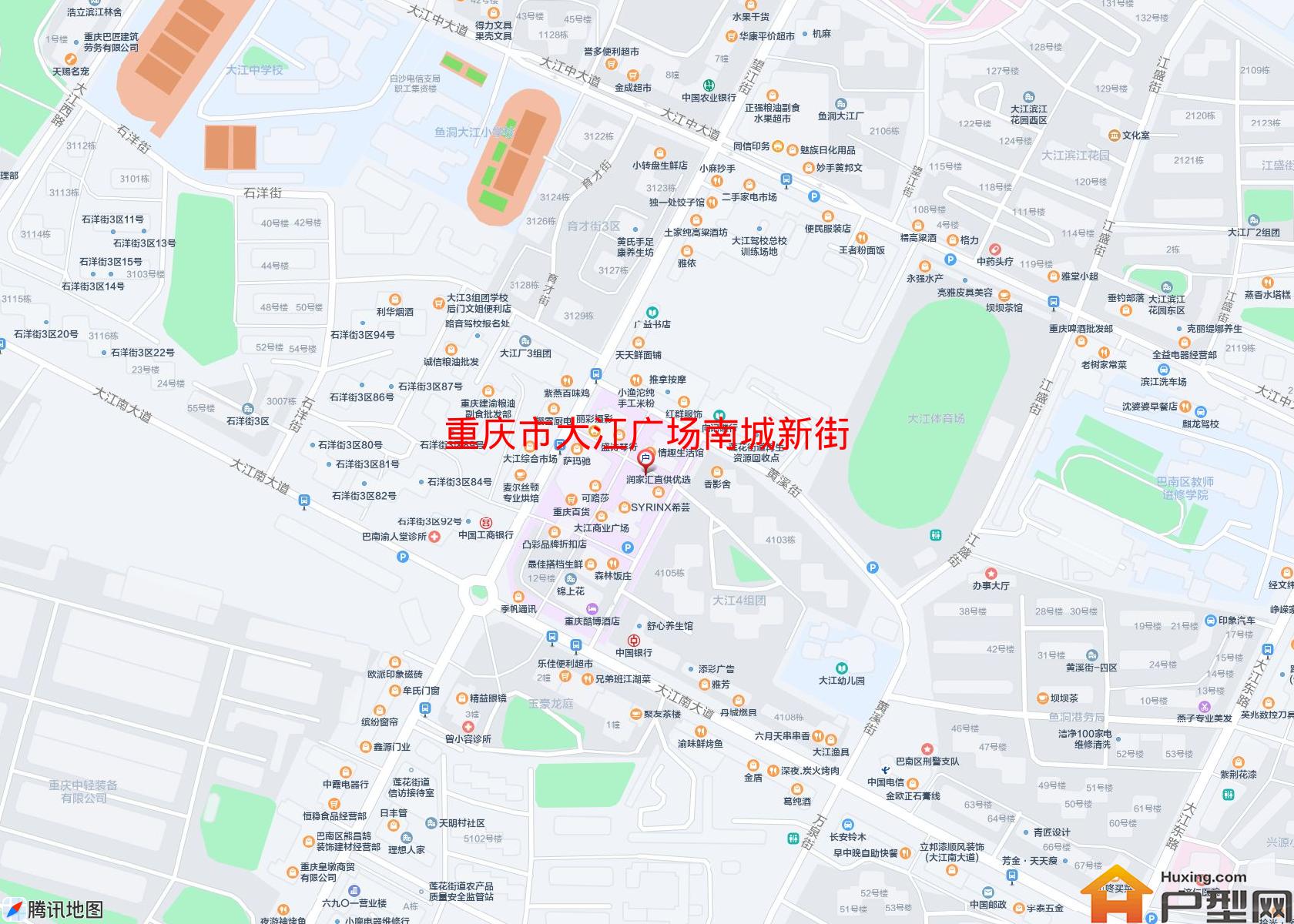 大江广场南城新街小区 - 户型网