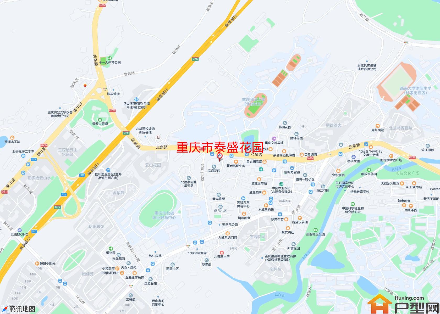 泰盛花园小区 - 户型网