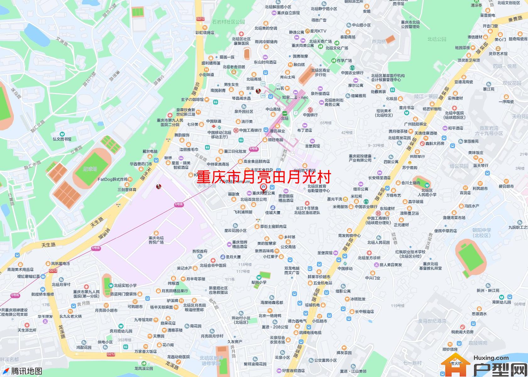 月亮田月光村小区 - 户型网