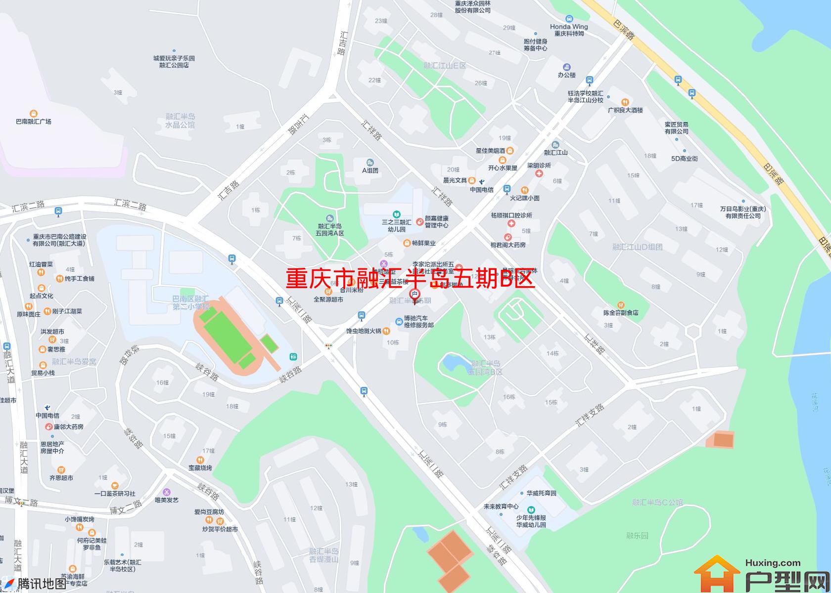 融汇半岛五期B区小区 - 户型网