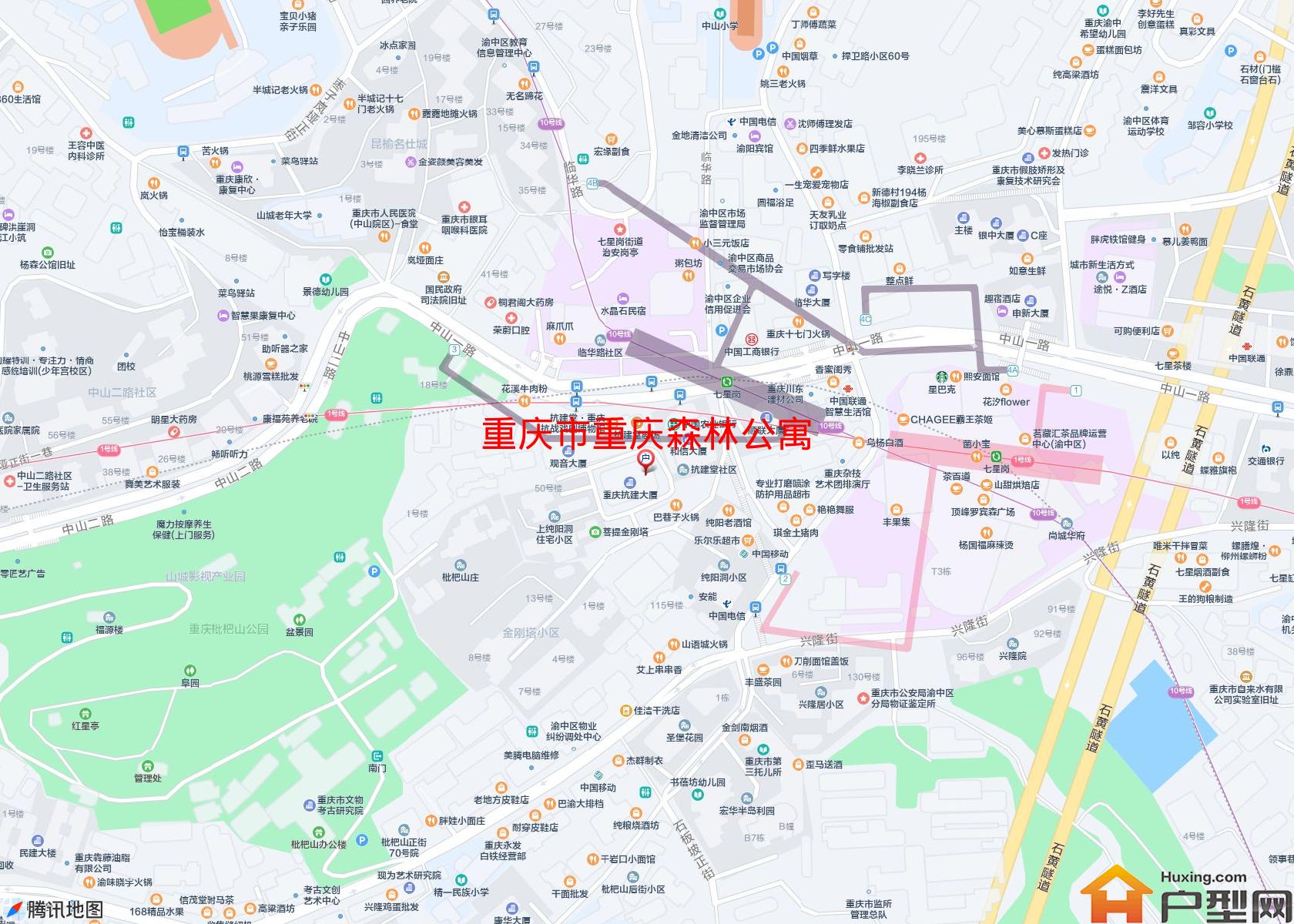 重庆森林公寓小区 - 户型网