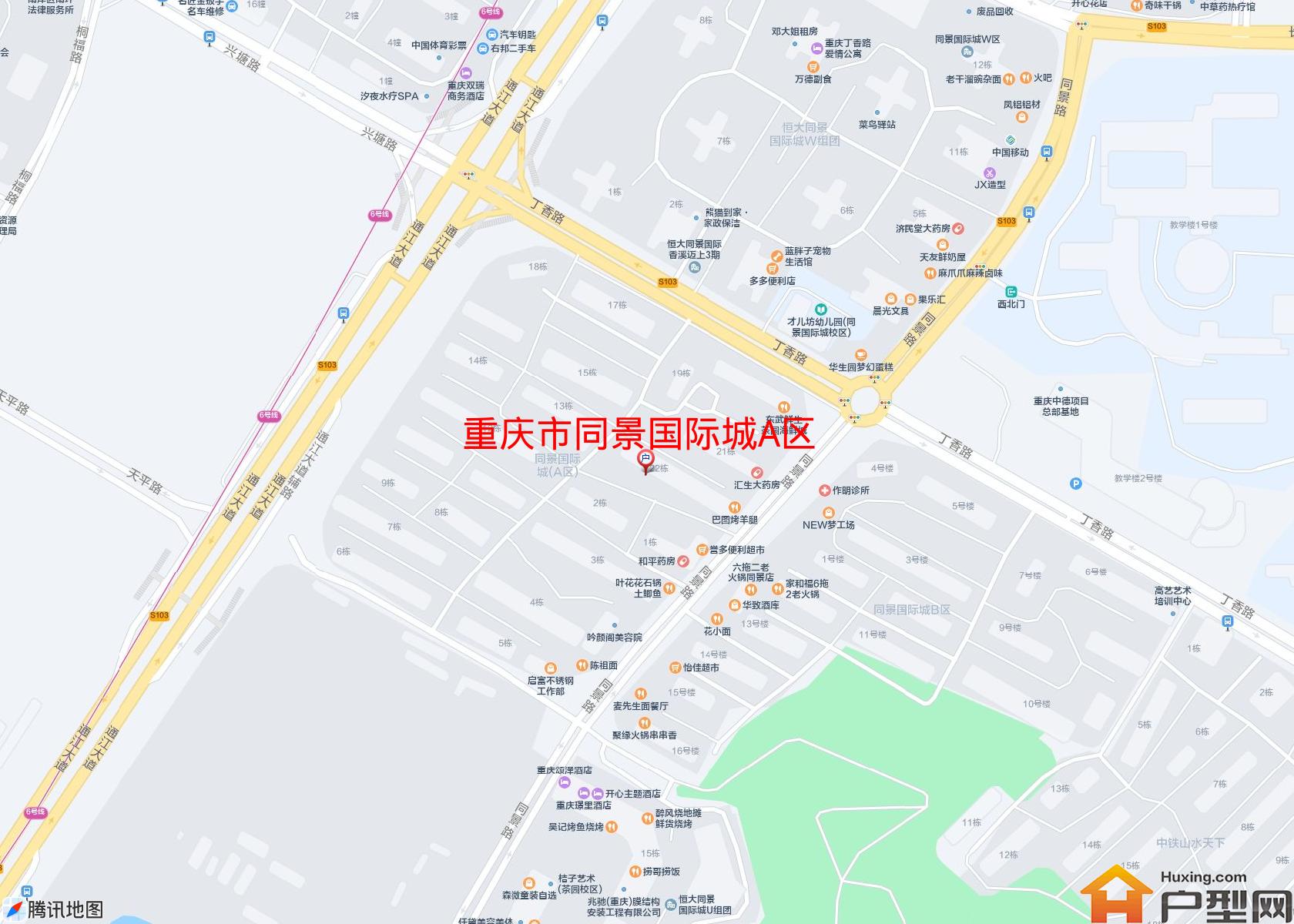 同景国际城A区小区 - 户型网