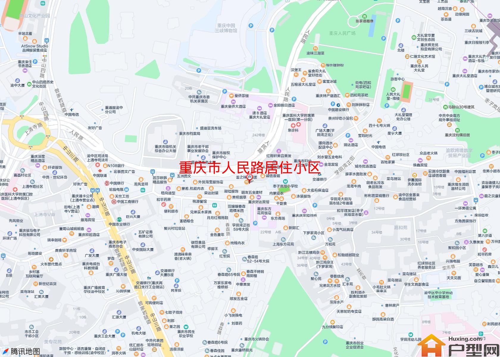 人民路居住小区小区 - 户型网