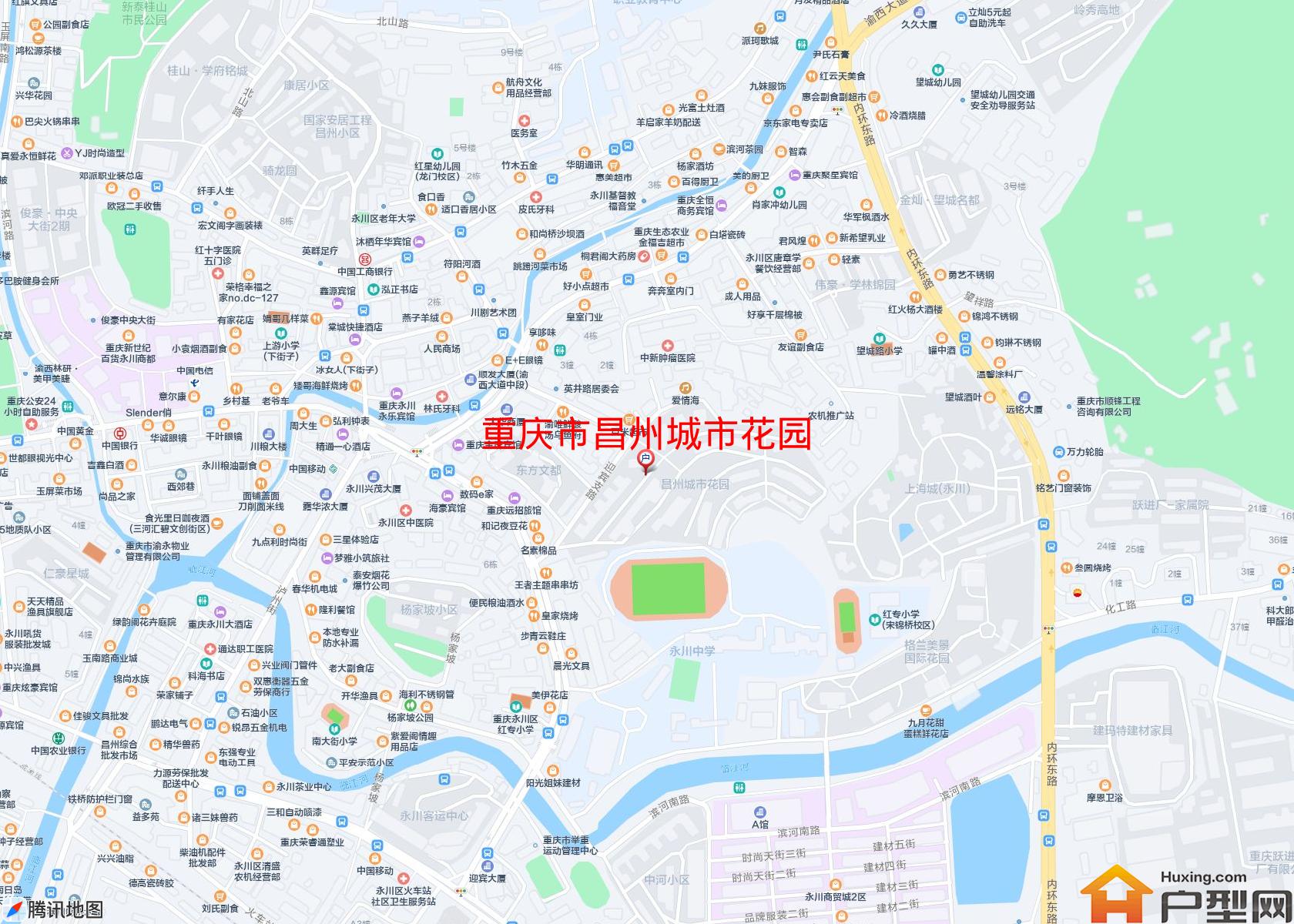 昌州城市花园小区 - 户型网