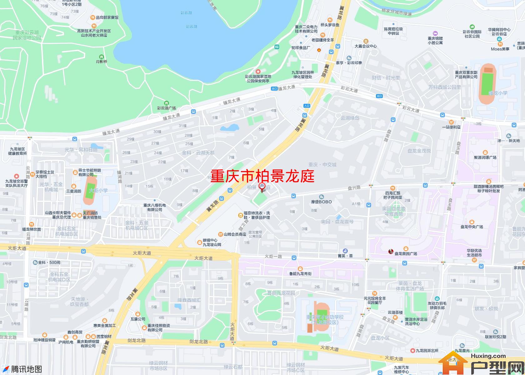 柏景龙庭小区 - 户型网