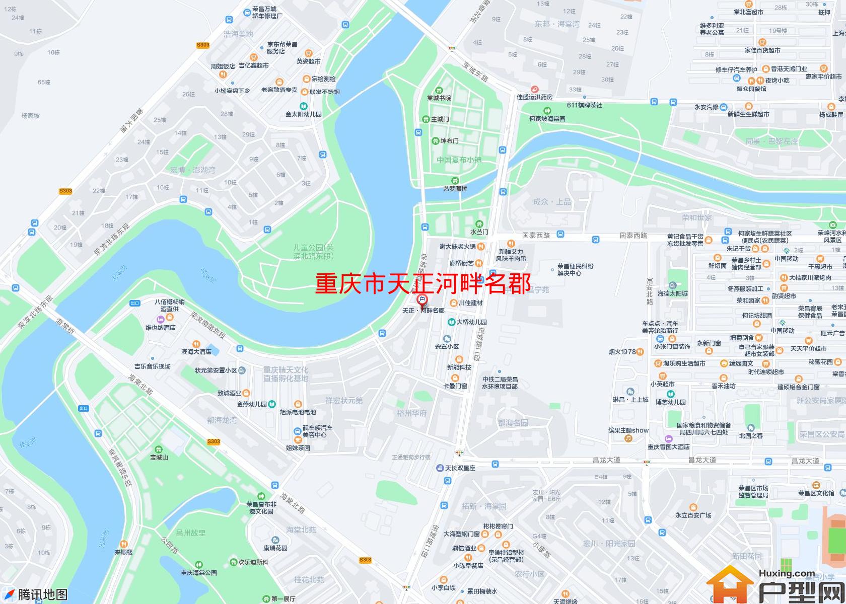 天正河畔名郡小区 - 户型网