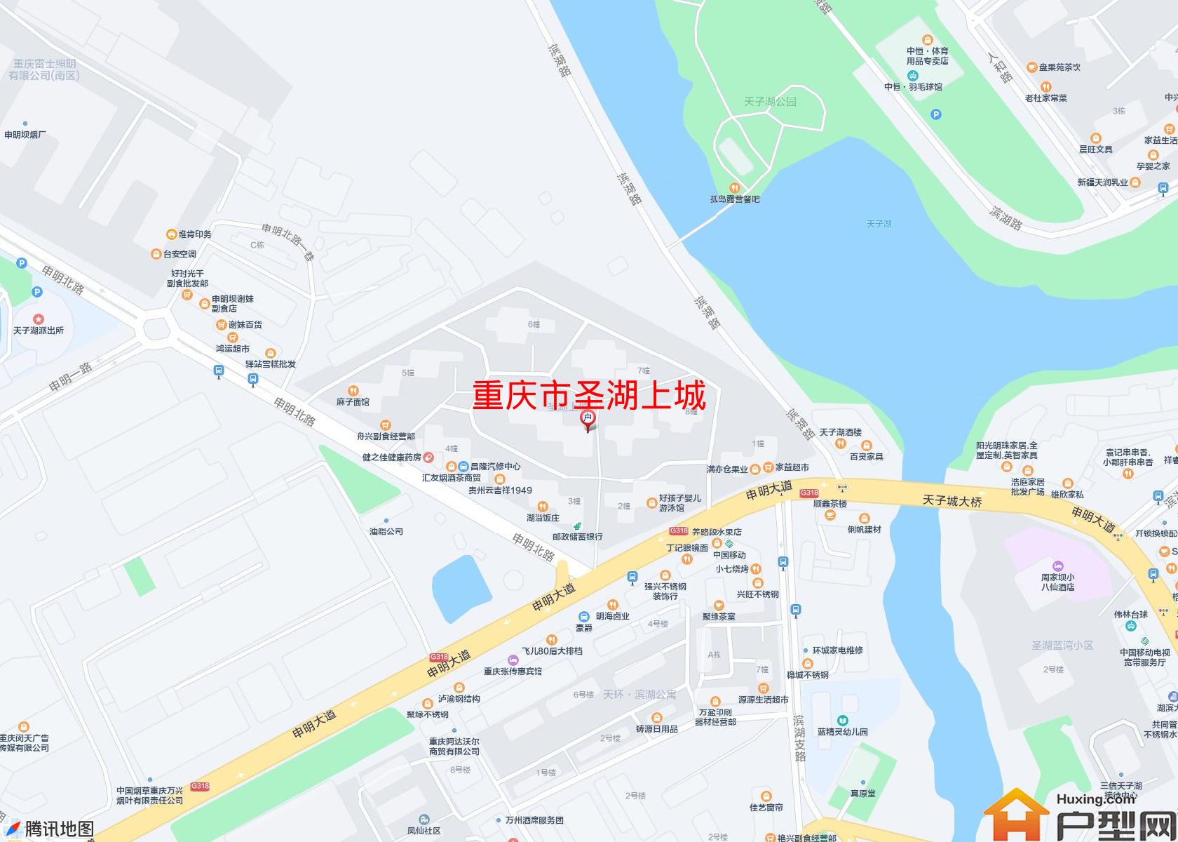 圣湖上城小区 - 户型网
