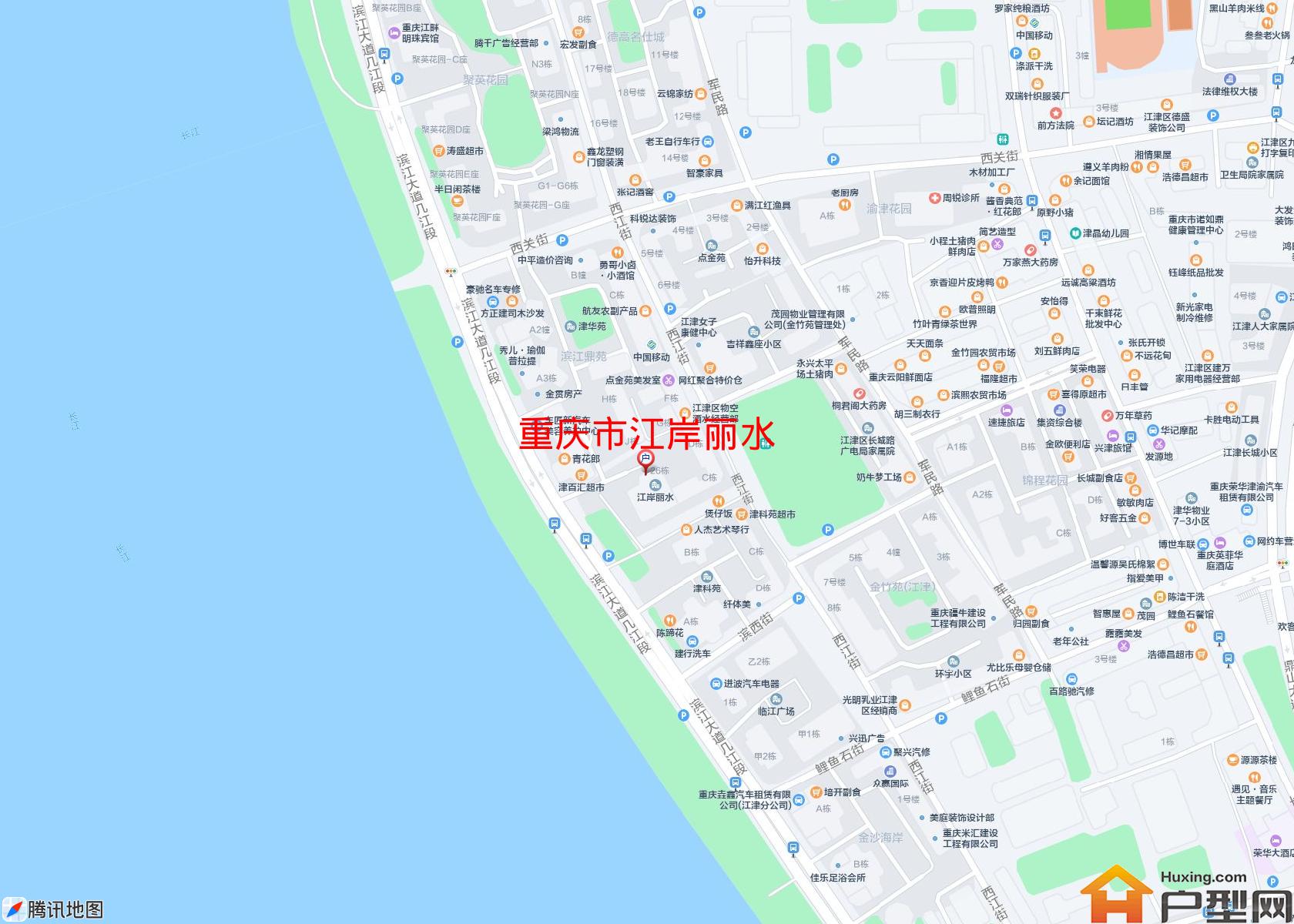 江岸丽水小区 - 户型网