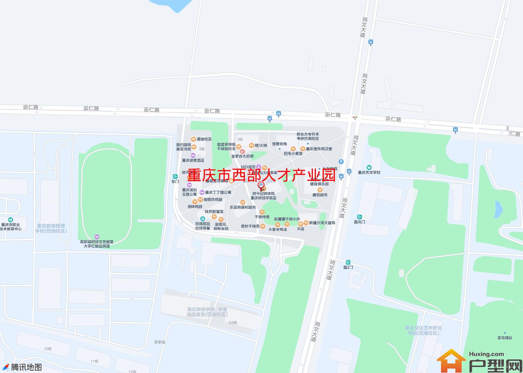 西部人才产业园小区 - 户型网