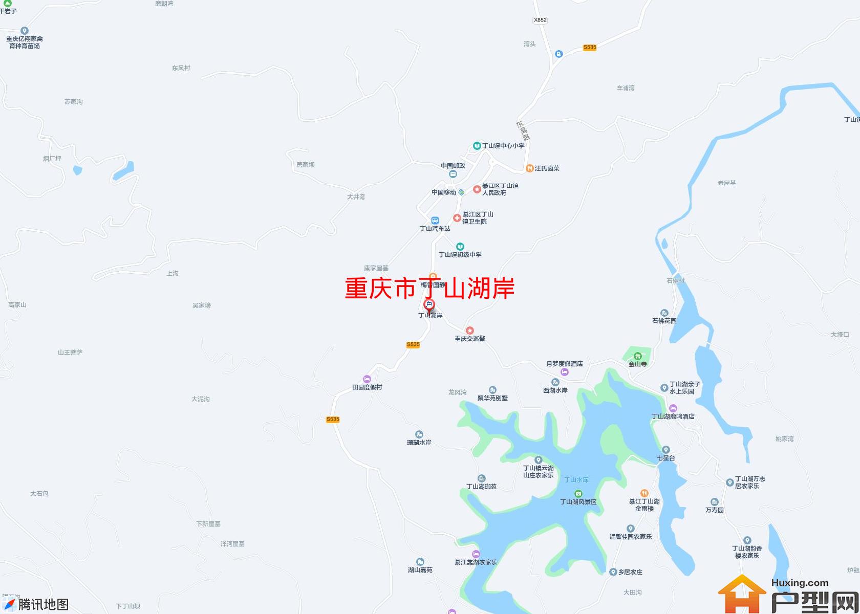 丁山湖岸小区 - 户型网