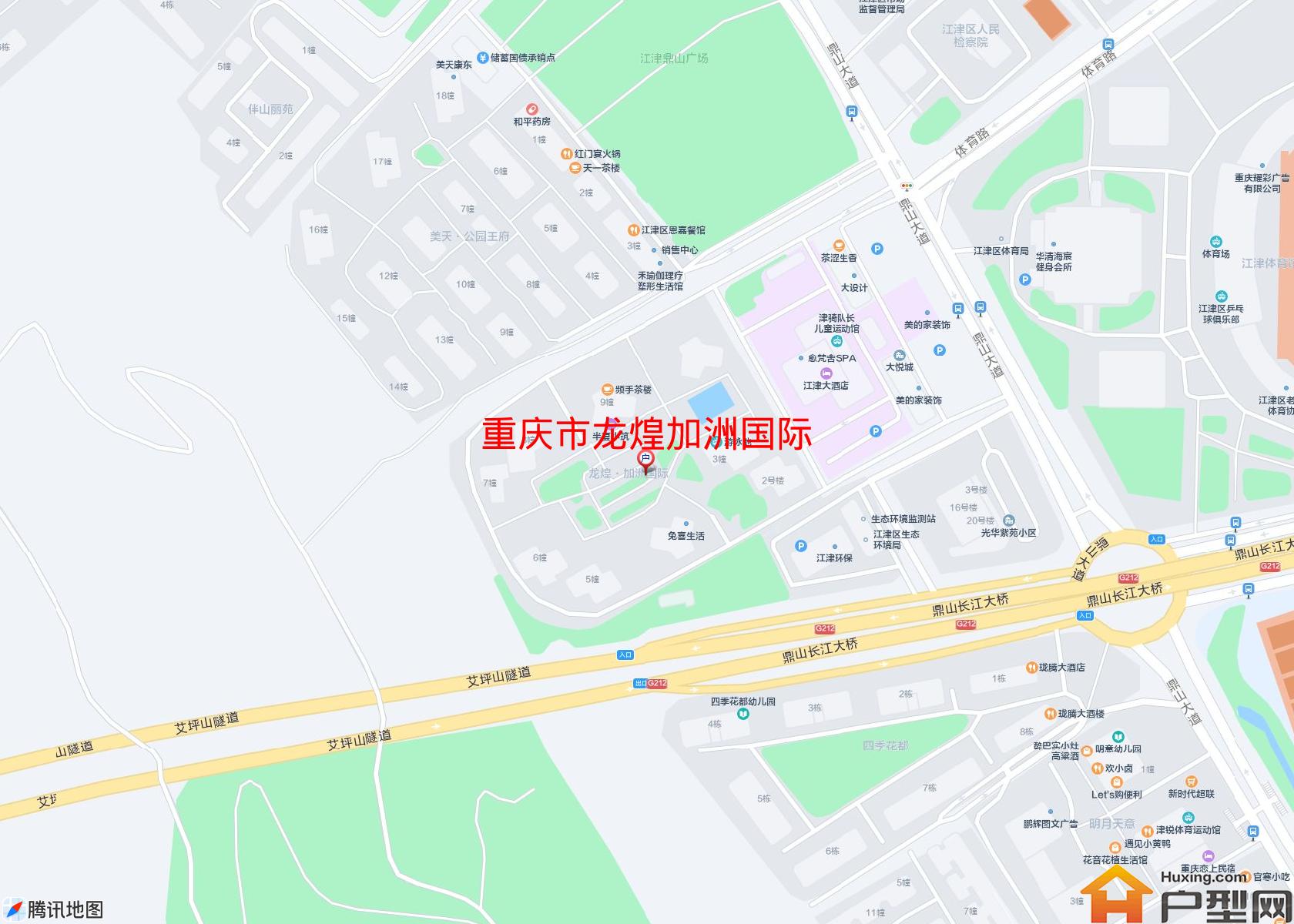龙煌加洲国际小区 - 户型网