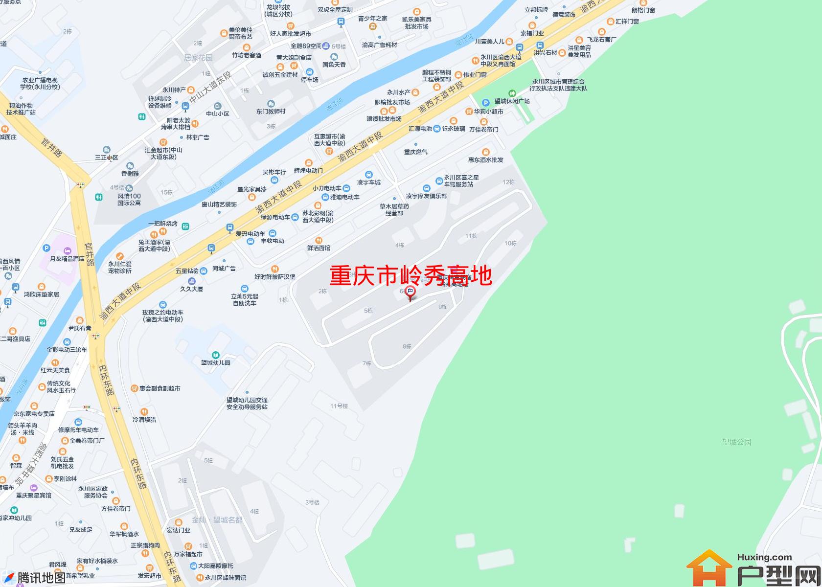 岭秀高地小区 - 户型网